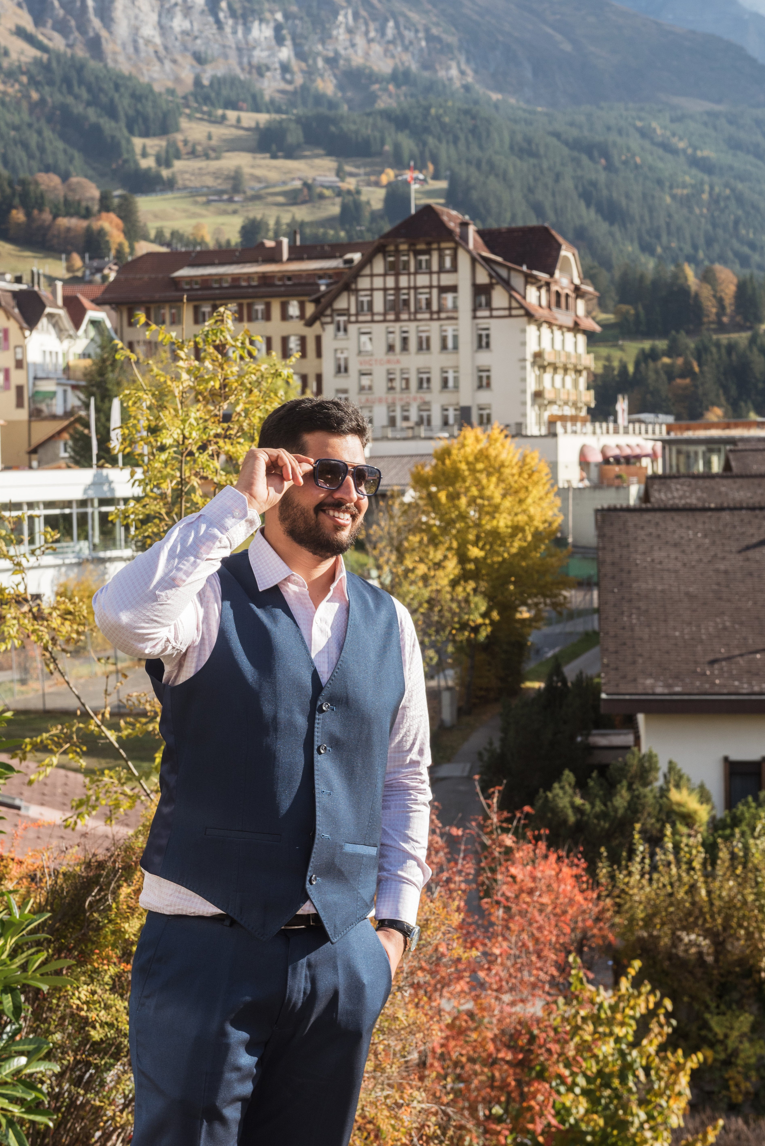 Heena & Aman (Lauterbrunnen, Wengen). Photographer in Interlaken area