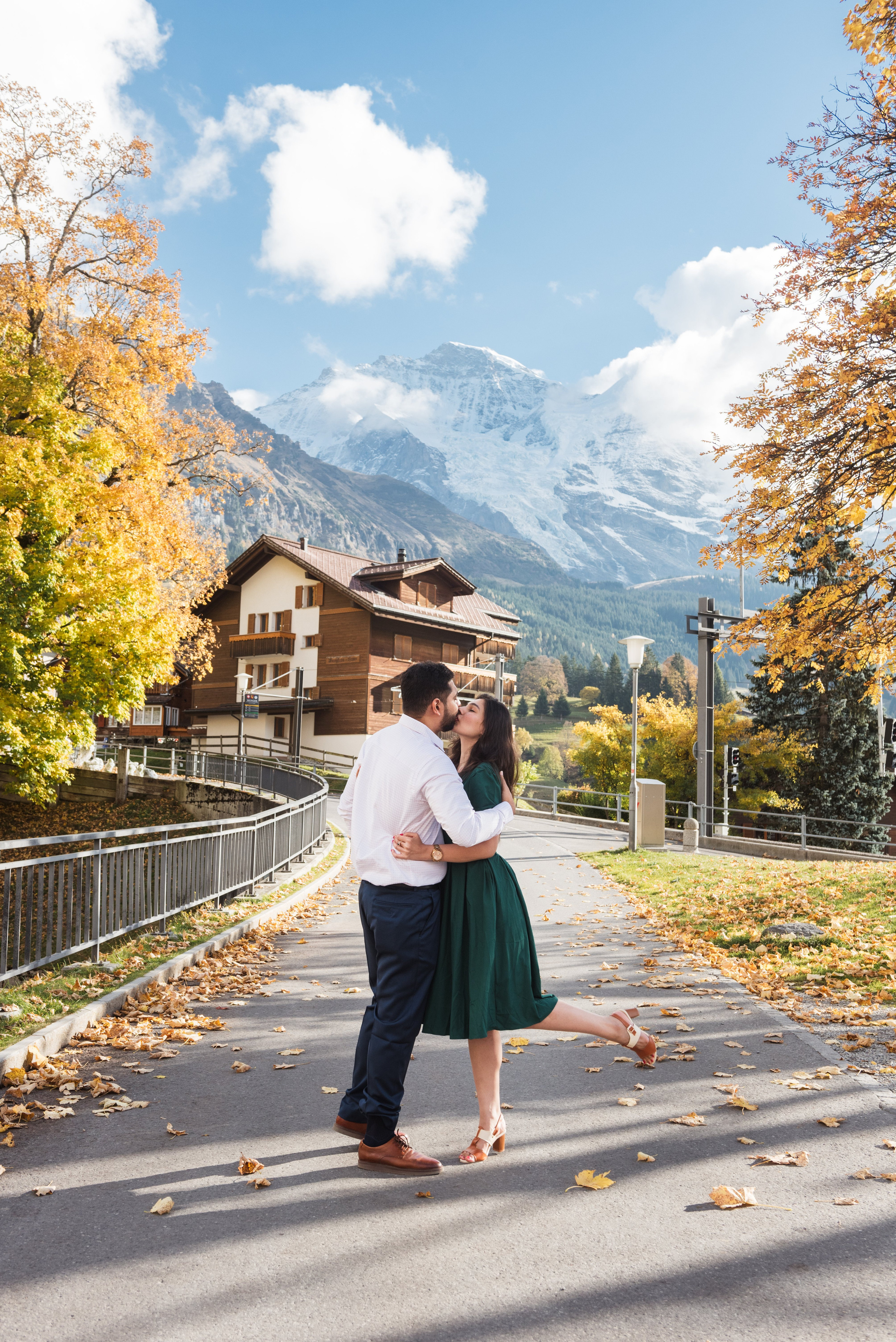 Heena & Aman (Lauterbrunnen, Wengen). Photographer in Interlaken area