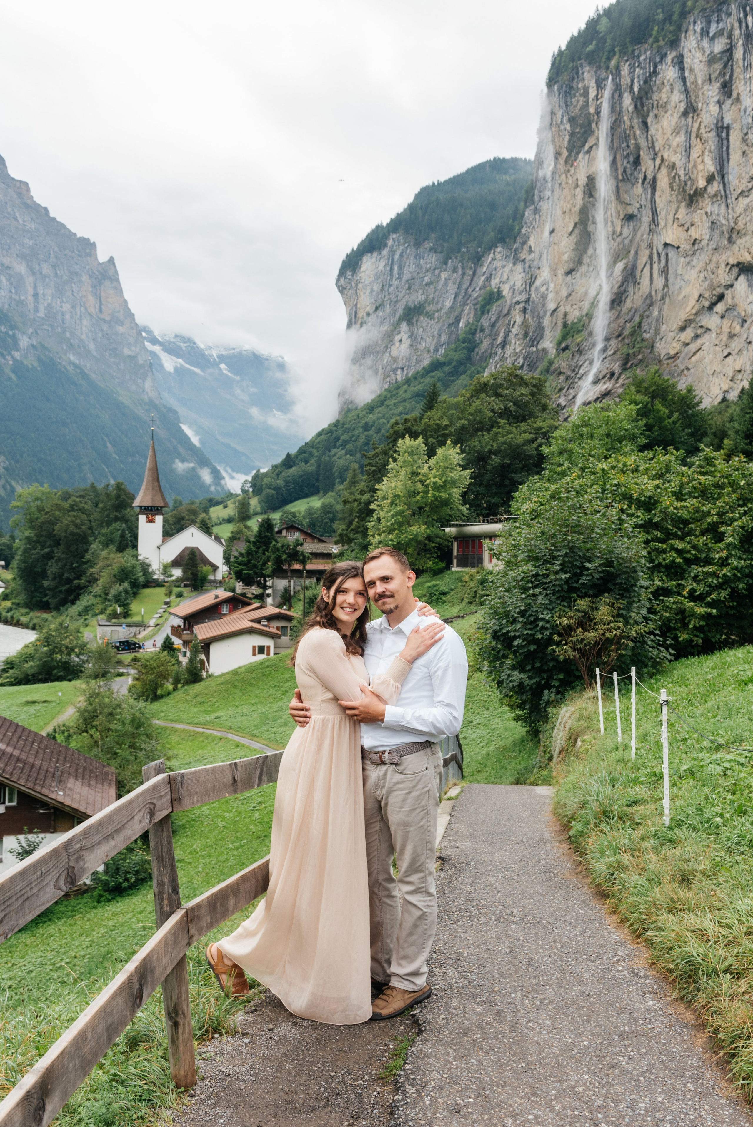 Alina & David (Luterbrunnen). Photographer in Interlaken area