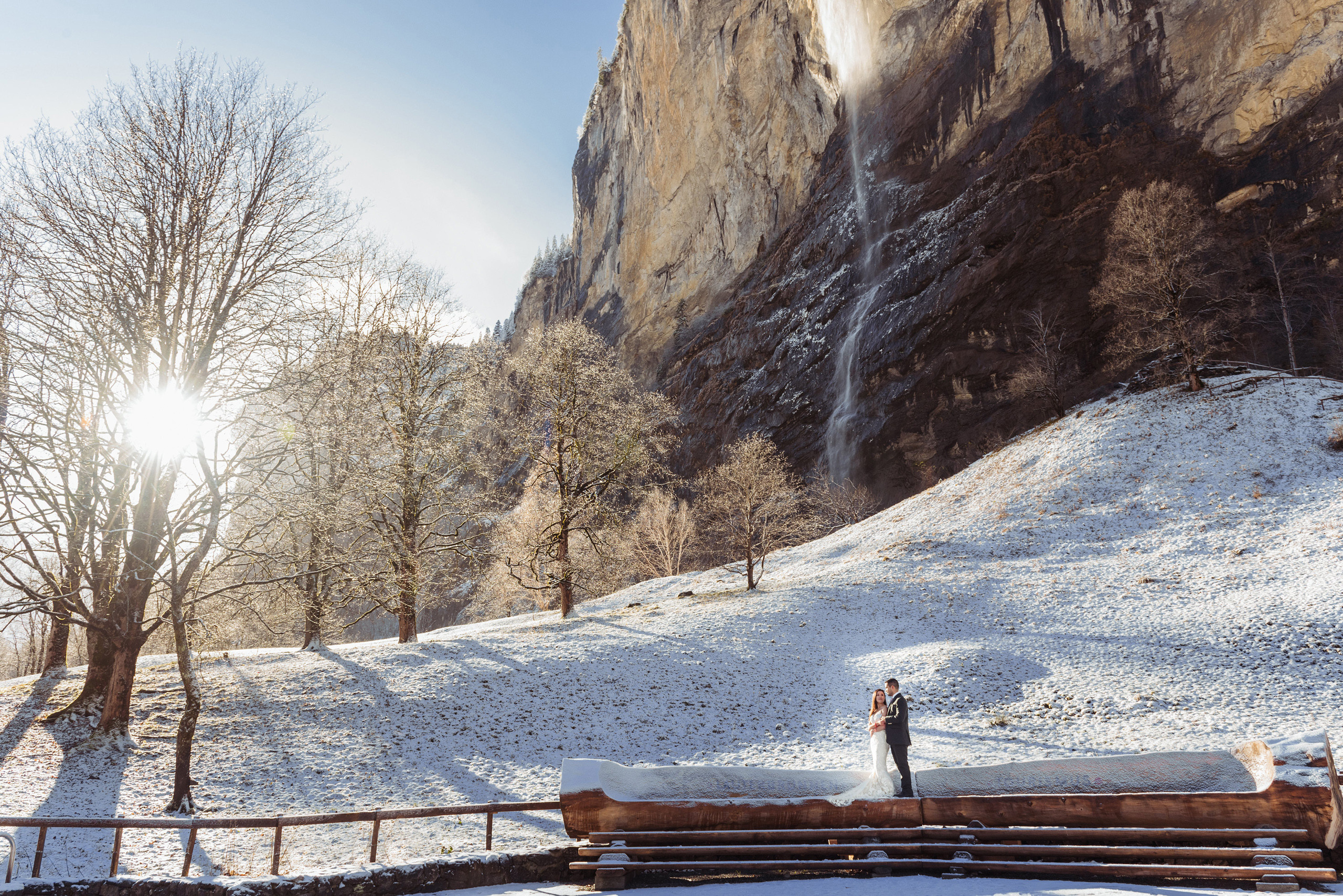 Lynda & Troy (Lauterbrunnen, Wengen). Photographer in Interlaken area