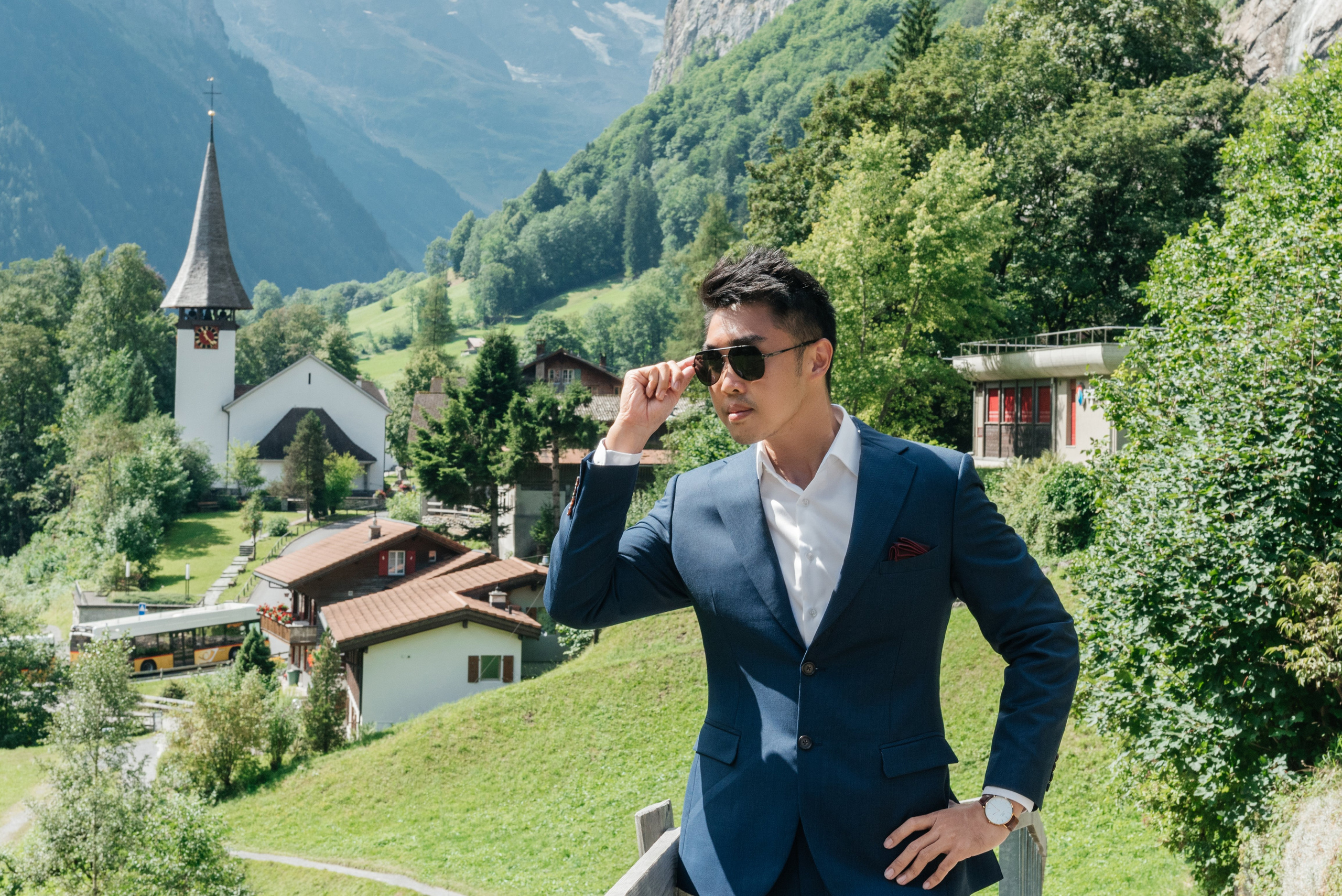 Sherlyn & Jason (Lauterbrunnen). Photographer in Interlaken area