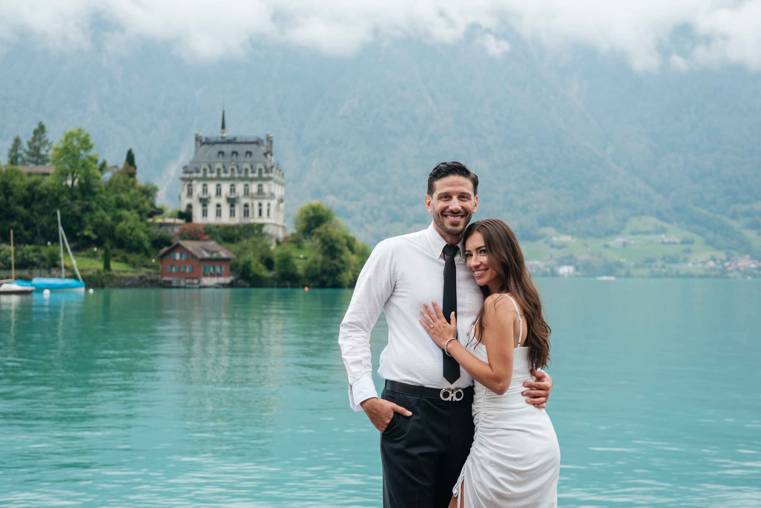 Brittany & Joseph (Iseltwald, Lauterbrunnen). Photographer in Interlaken area