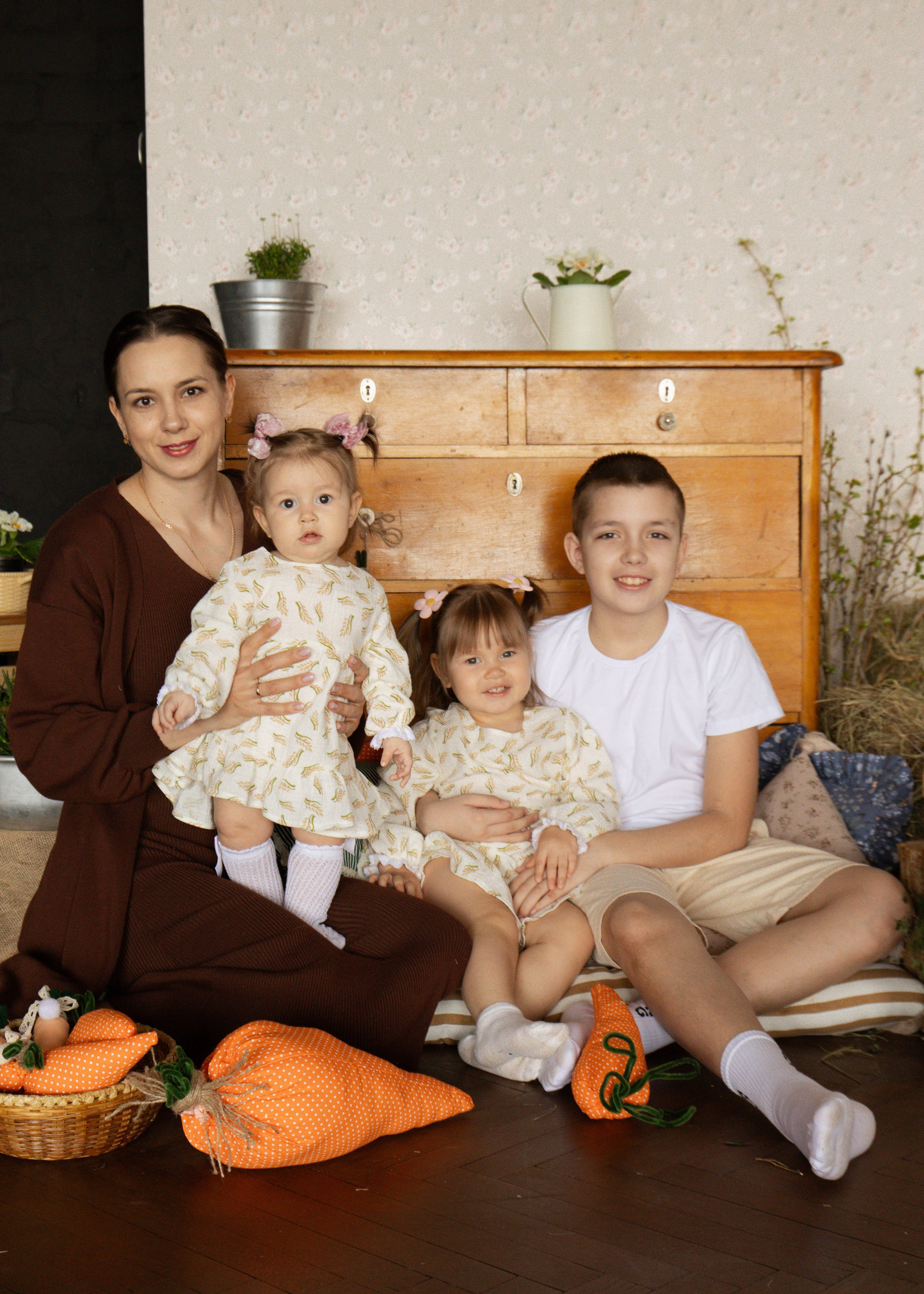 Марина с детками