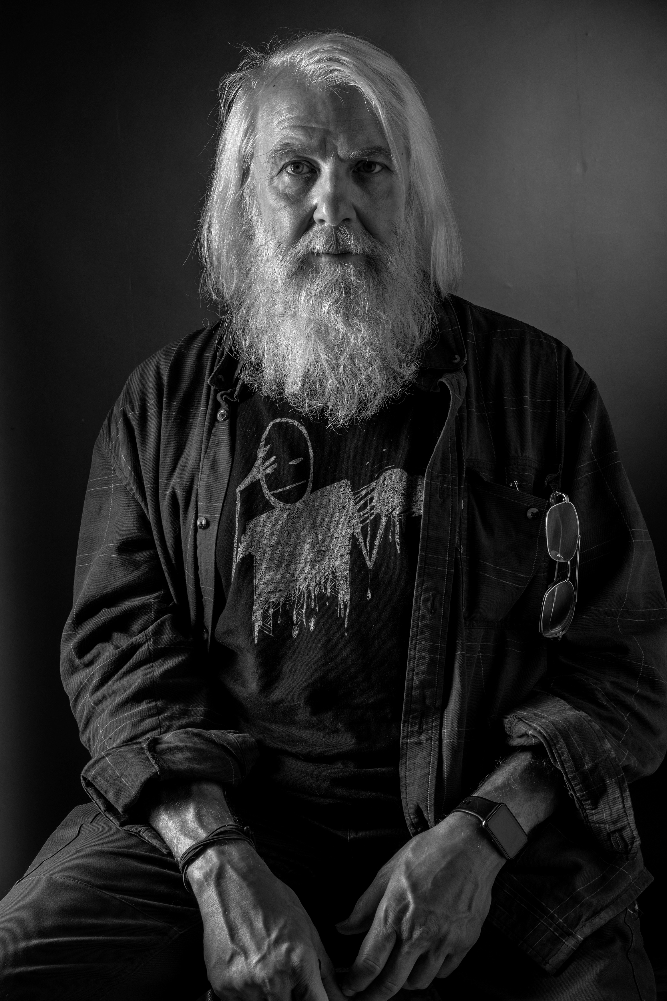 Лев Беридзе и Владимир Ефимов, эмоциональный ч/б портрет. Фотограф в городе Электросталь Ногинск Москва — Алексей Закхеев