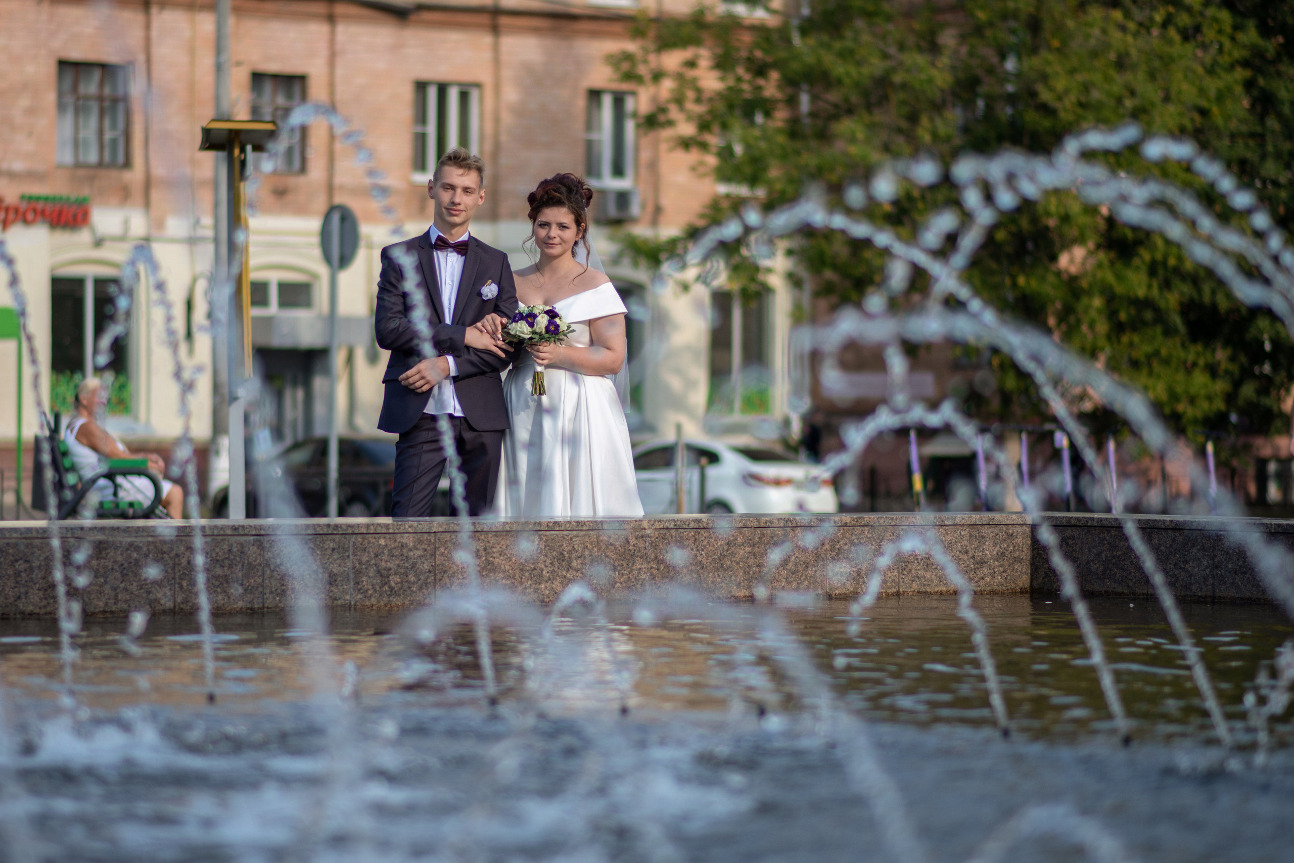 Никита и Любовь, фотосъемка в ЗАГСе и прогулки. Фотограф в городе Электросталь Ногинск Москва — Алексей Закхеев