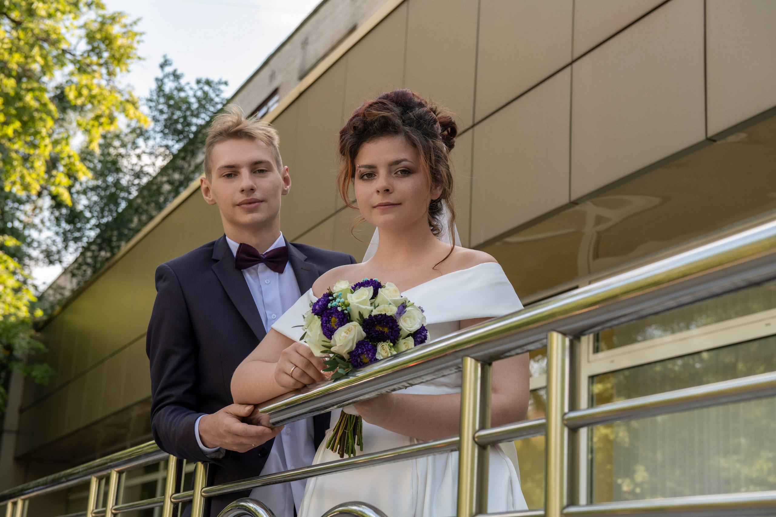 Никита и Любовь, фотосъемка в ЗАГСе и прогулки. Фотограф в городе Электросталь Ногинск Москва — Алексей Закхеев