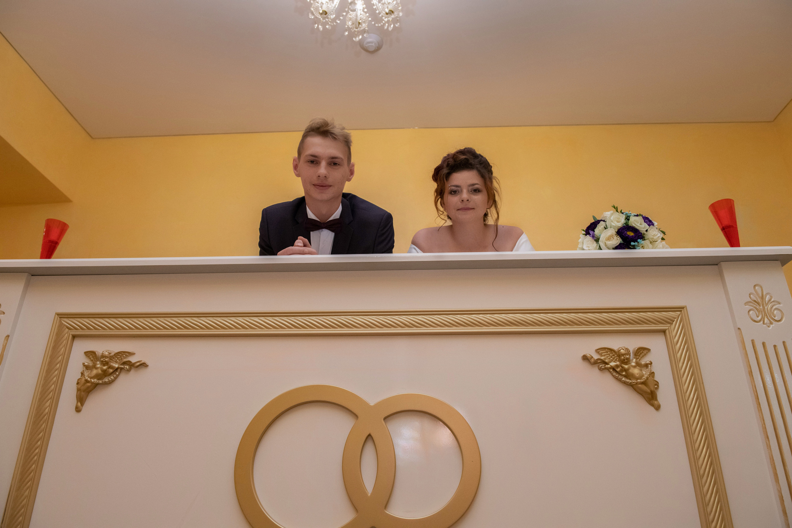 Никита и Любовь, фотосъемка в ЗАГСе и прогулки. Фотограф в городе Электросталь Ногинск Москва — Алексей Закхеев