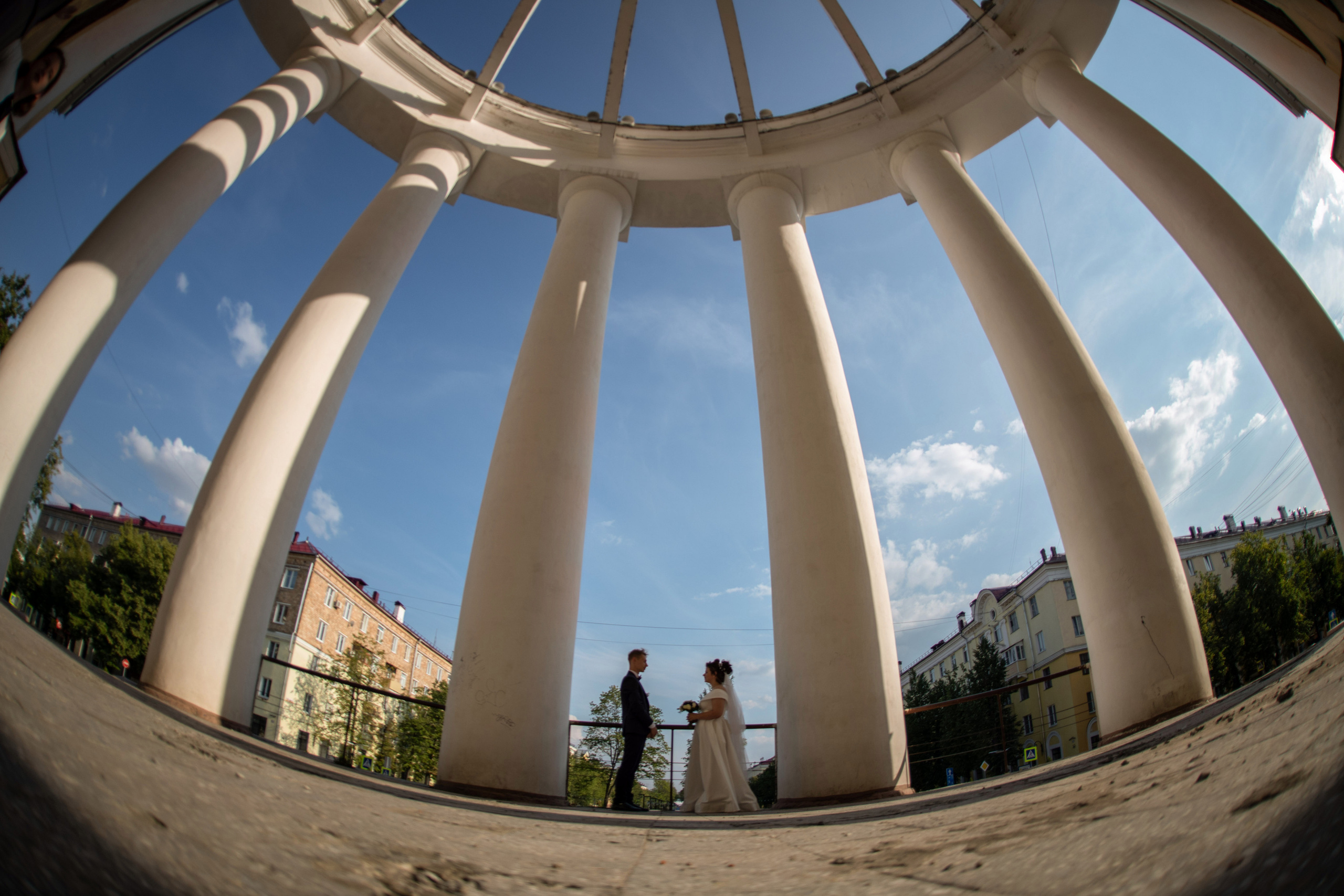 Никита и Любовь, фотосъемка в ЗАГСе и прогулки. Фотограф в городе Электросталь Ногинск Москва — Алексей Закхеев