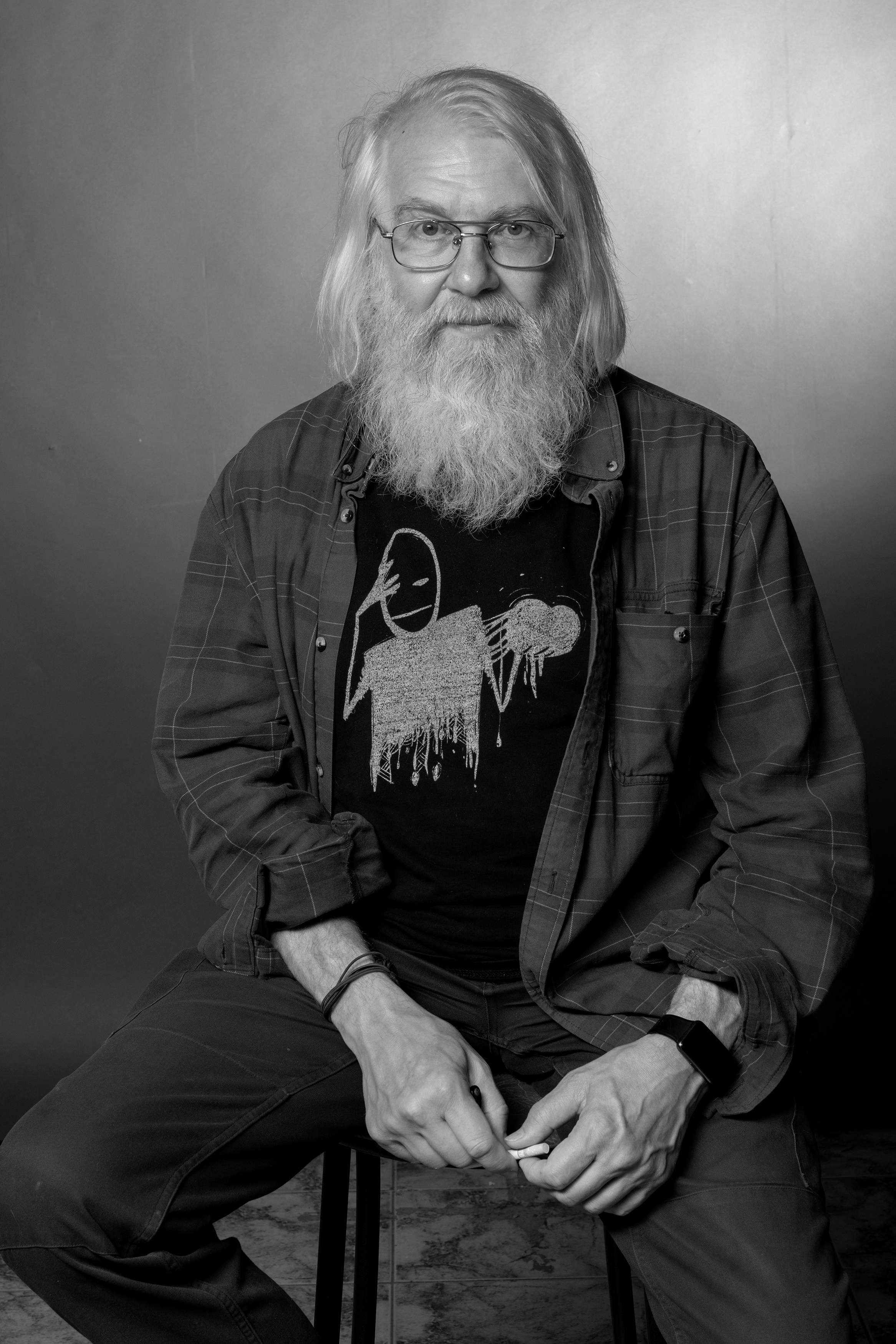 Лев Беридзе и Владимир Ефимов, эмоциональный ч/б портрет. Фотограф в городе Электросталь Ногинск Москва — Алексей Закхеев