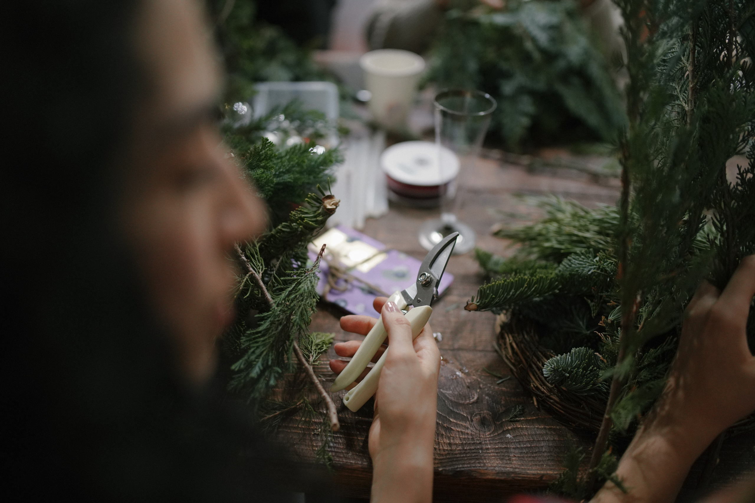 Новогодний мастер-класс. Свадебный фотограф Москва, Санкт-Петербург