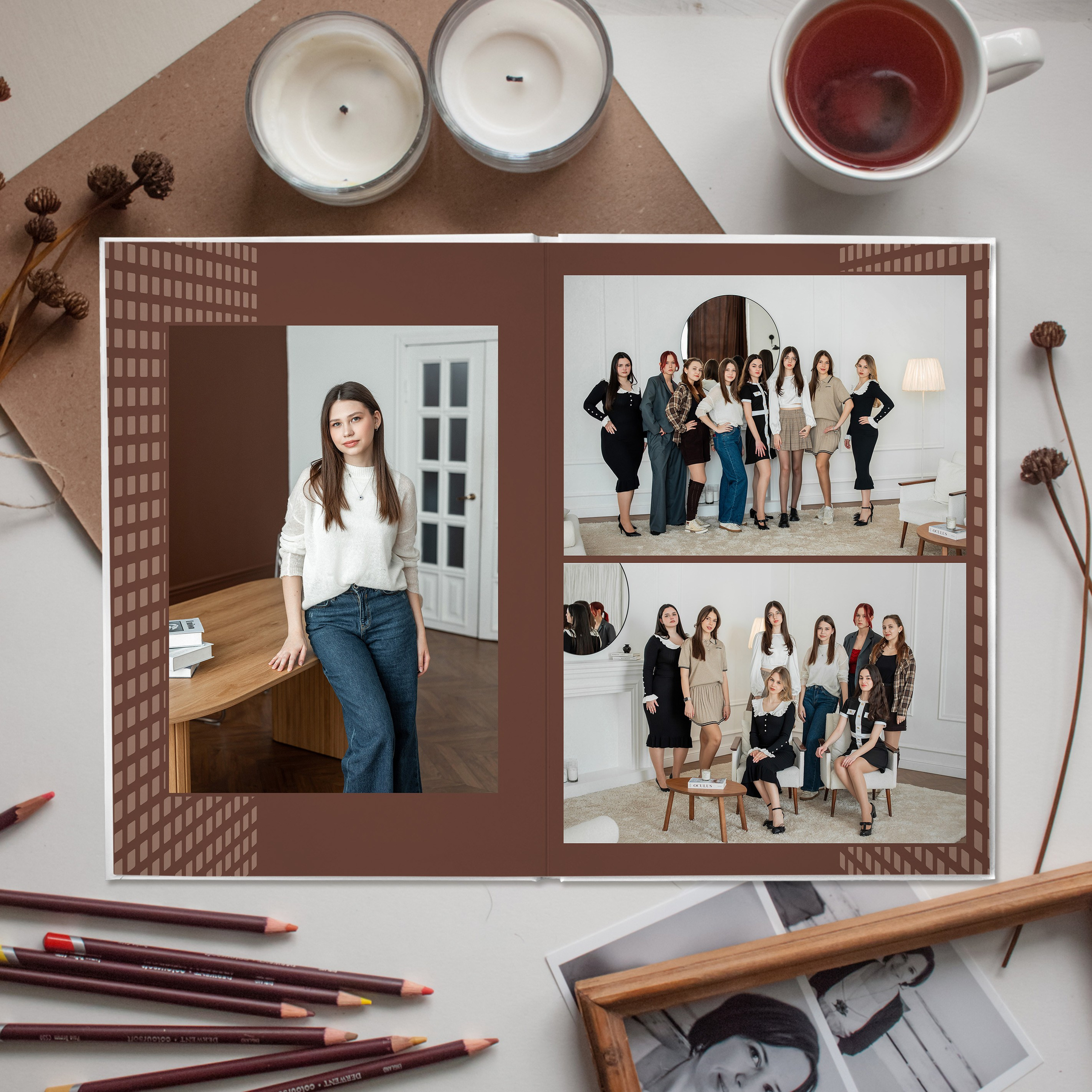 Альбом 9-11 класса (4 разворота). ФОТОГРАФ ВЫПУСКНЫХ АЛЬБОМОВ в Краснодаре Ворчик Татьяна