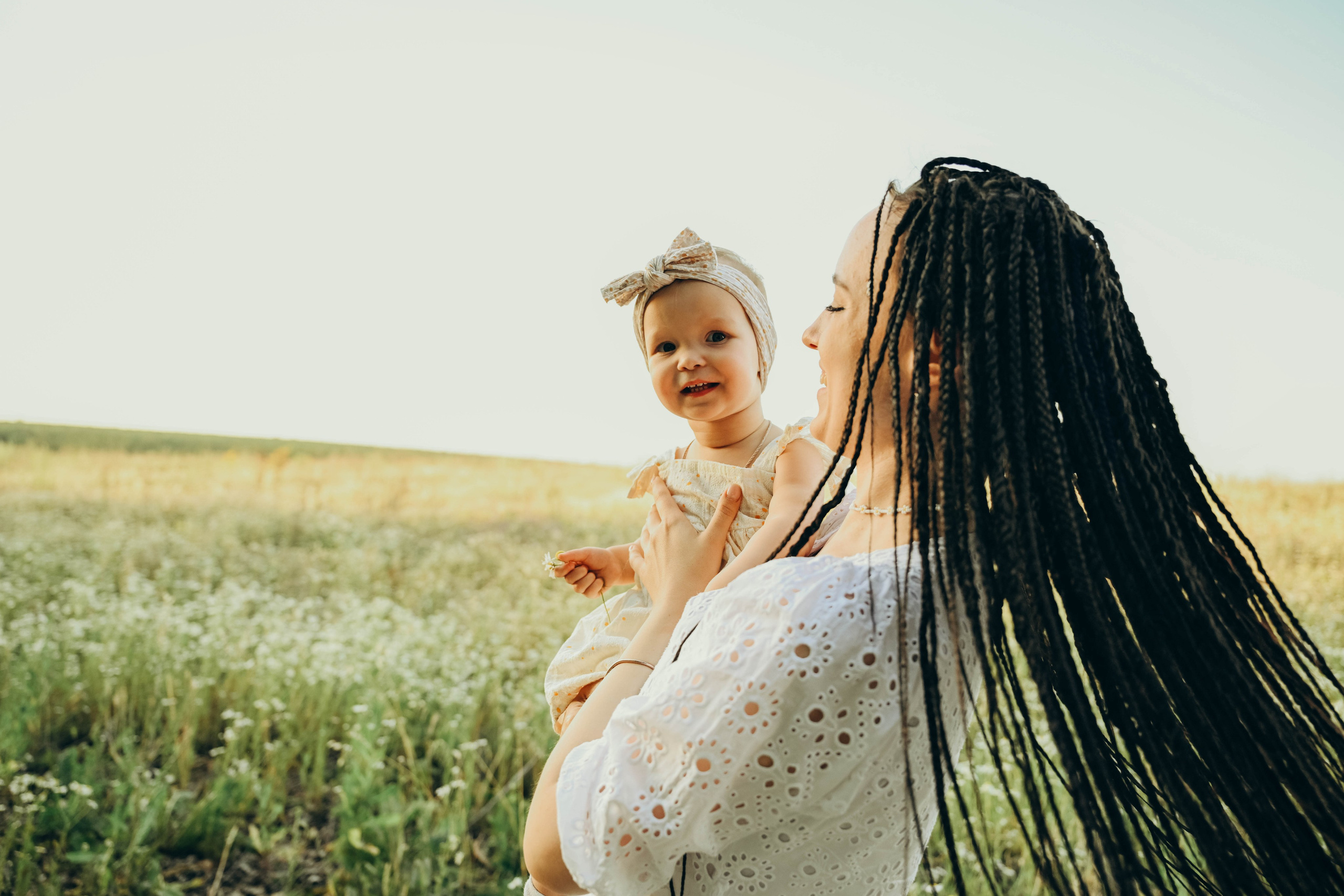 Ромашковое поле. Семейный фотограф в Москве Люберцах Ирина Вронская