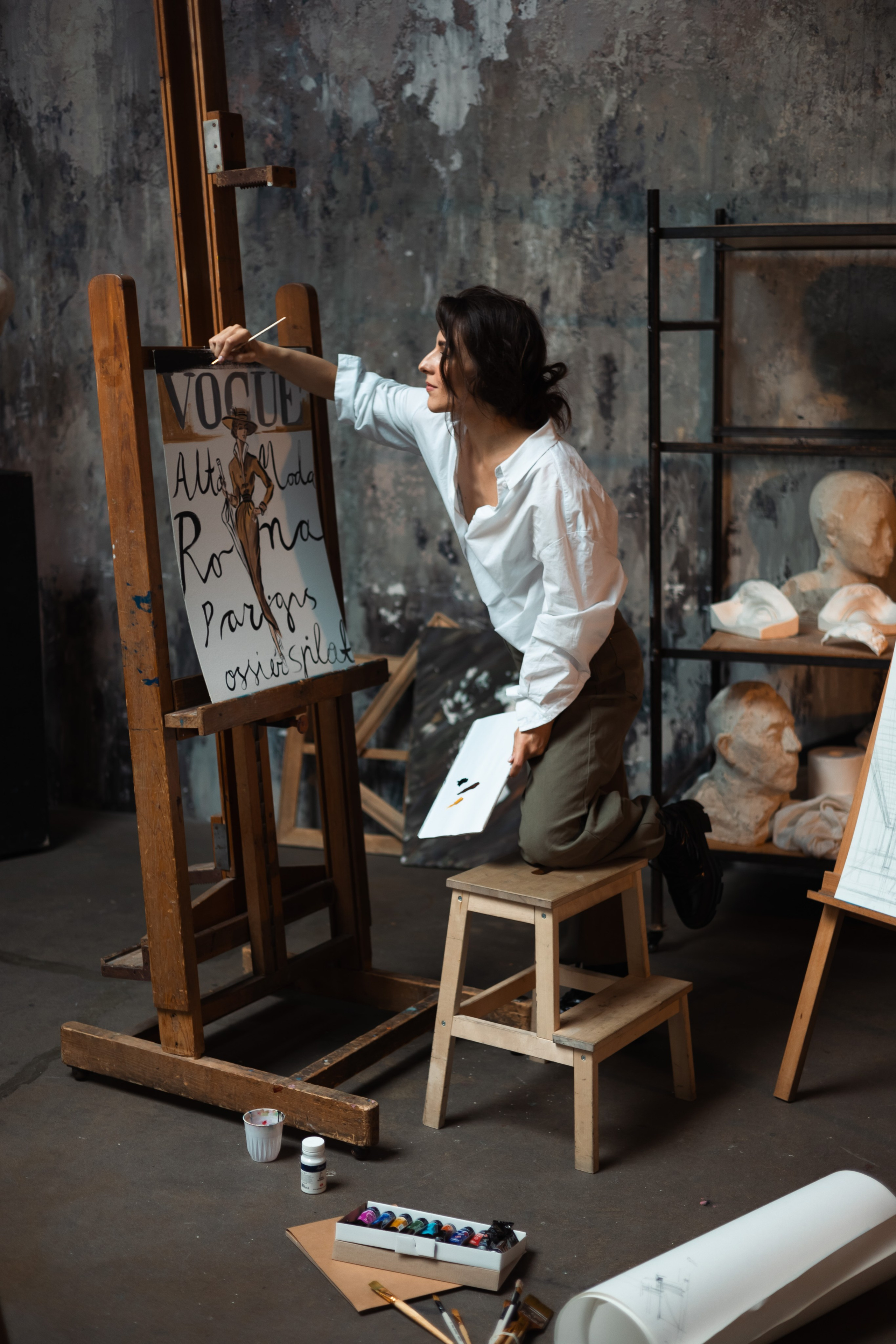 Мастерская художницы. Фотограф в Москве Дарья Гоглева