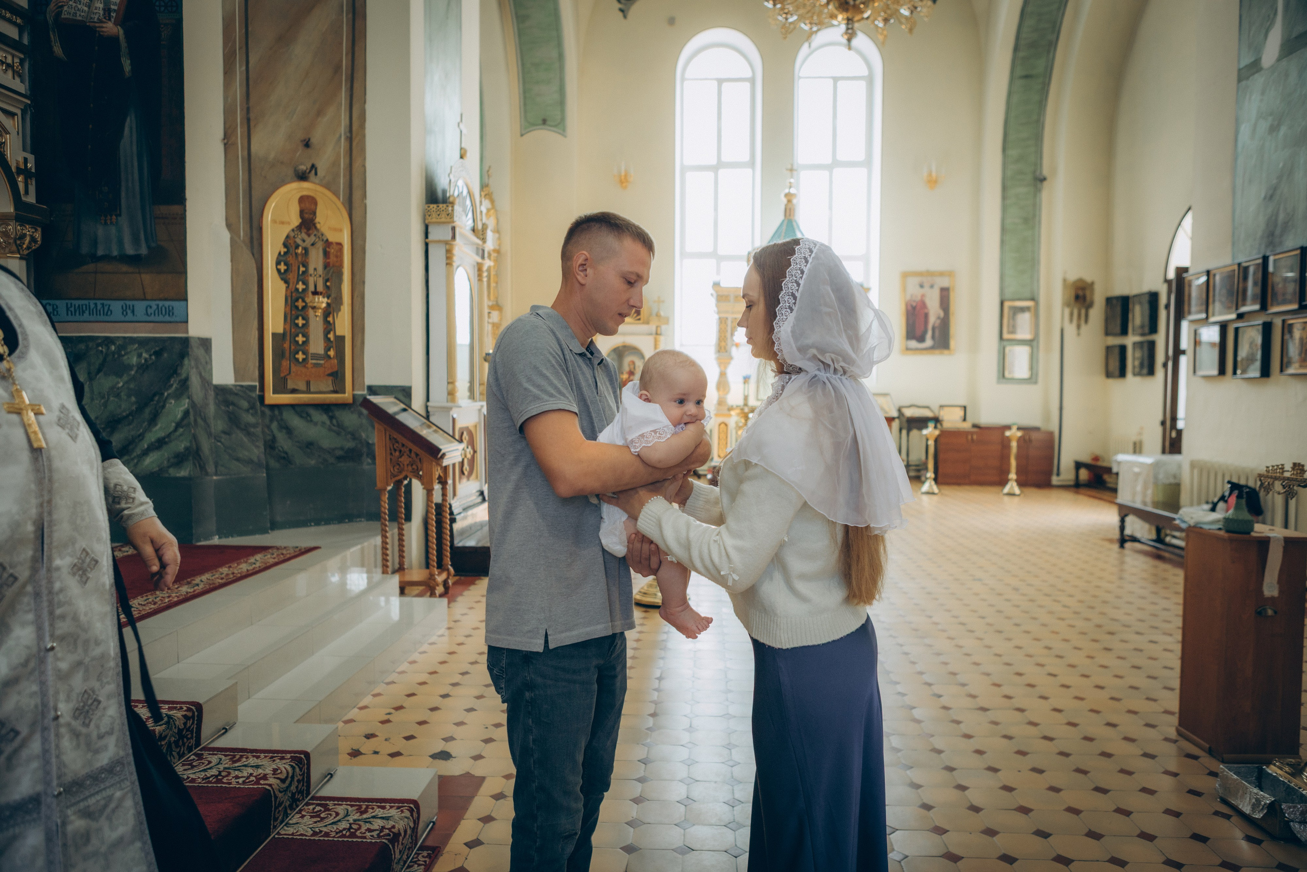 Крещение Тимофея. Семейный фотограф и фотограф на роды в Ростове-на-Дону Мухина Виктория