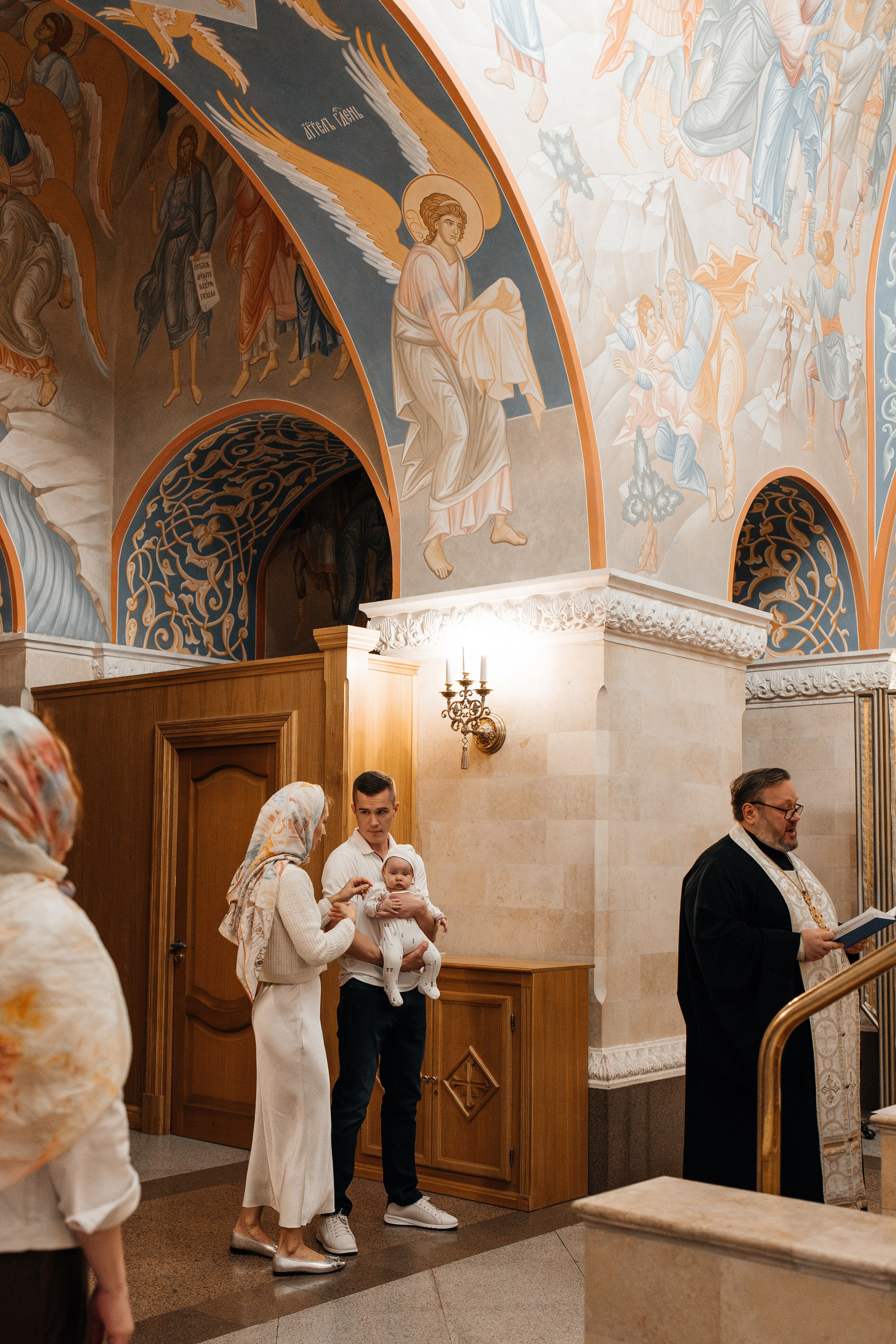 Крещение Анны. Семейный фотограф в Москве Алина Киблина