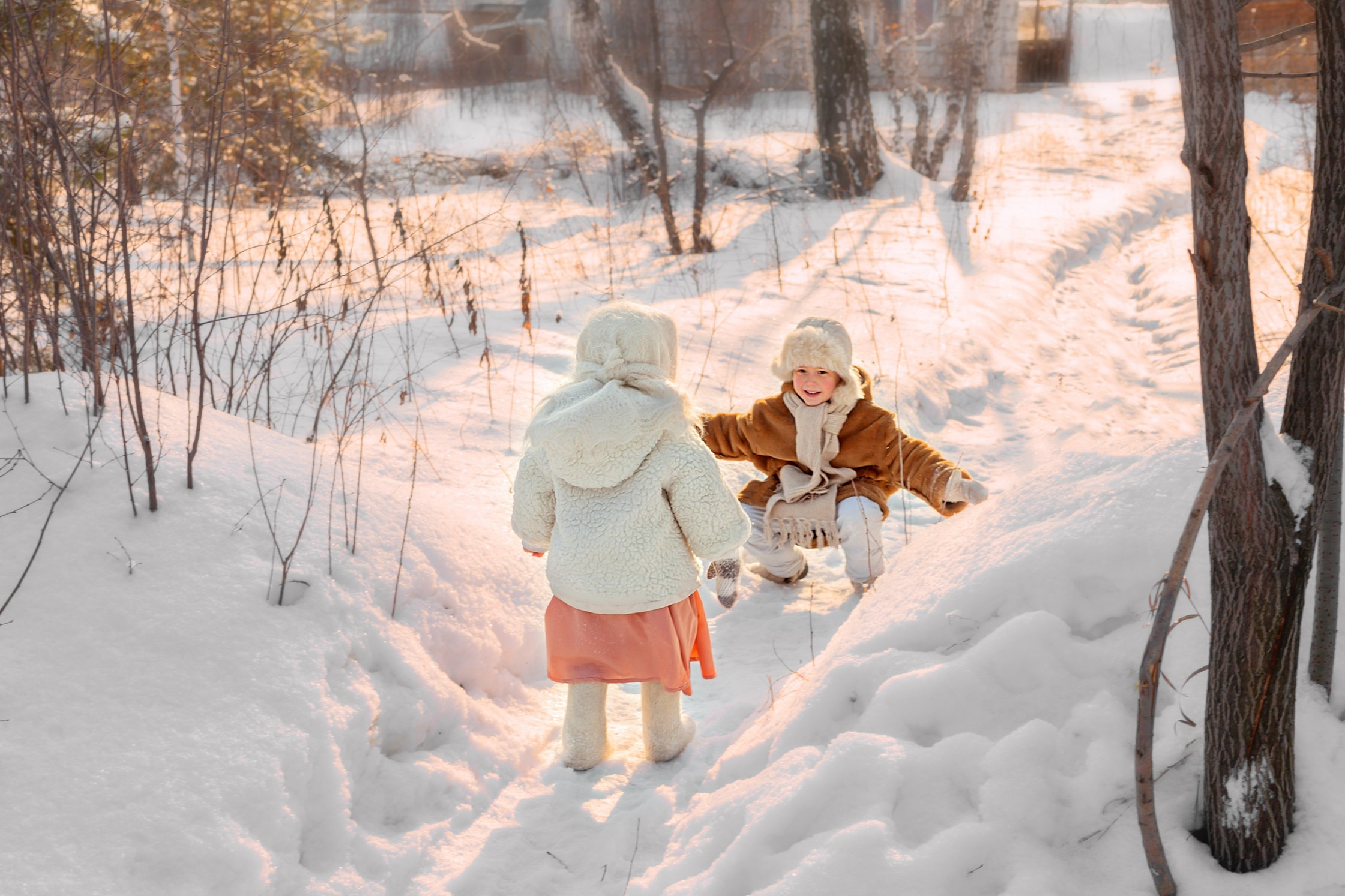 Зимние забавы. Детский и семейный фотограф в Бердске и Новосибирске Дарья Гребнева