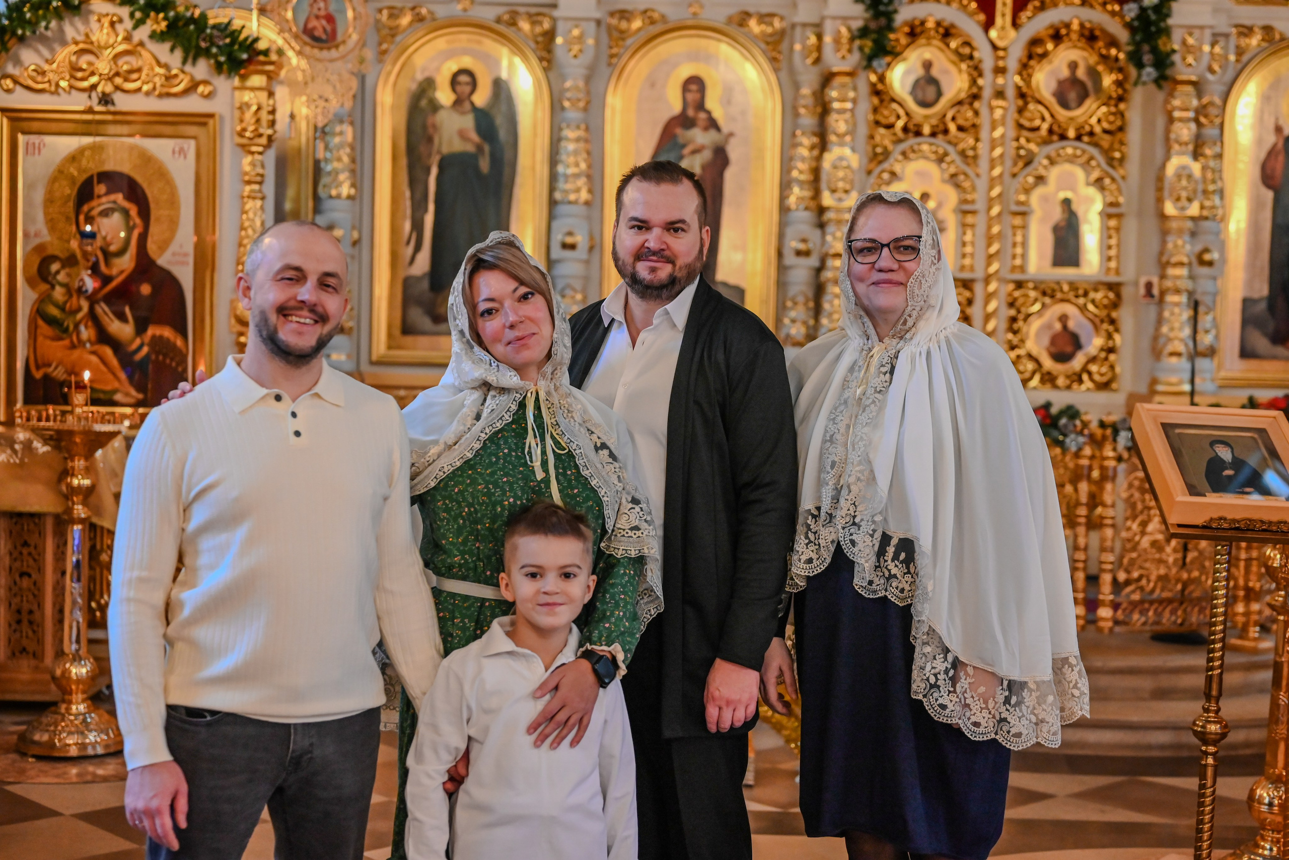 Крещение Совхоз Ленина. Семейный и детский фотограф Москва