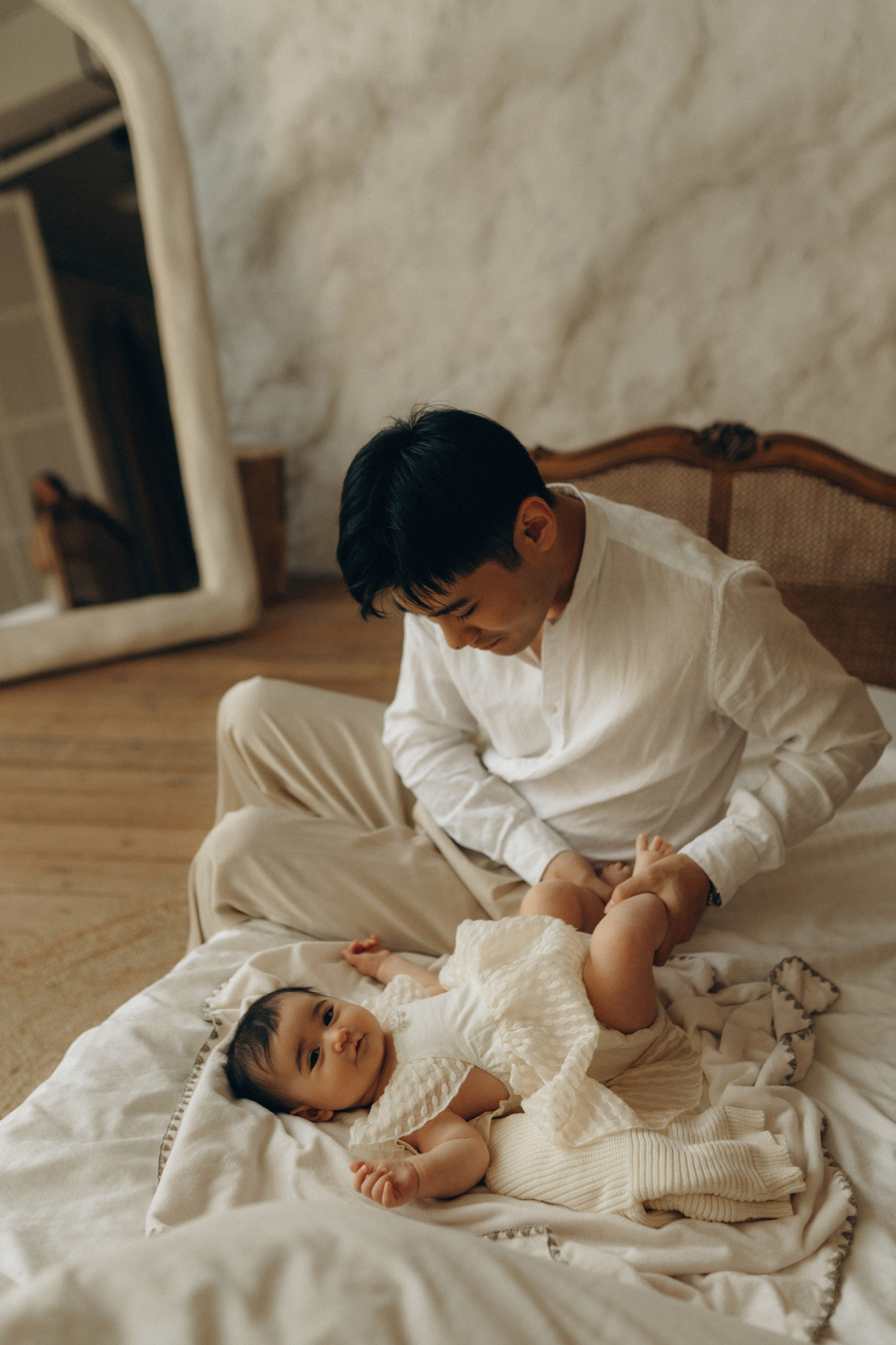 Малышка Нина и родители. Семейный lifestyle фотограф в Москве Рената Рафикова