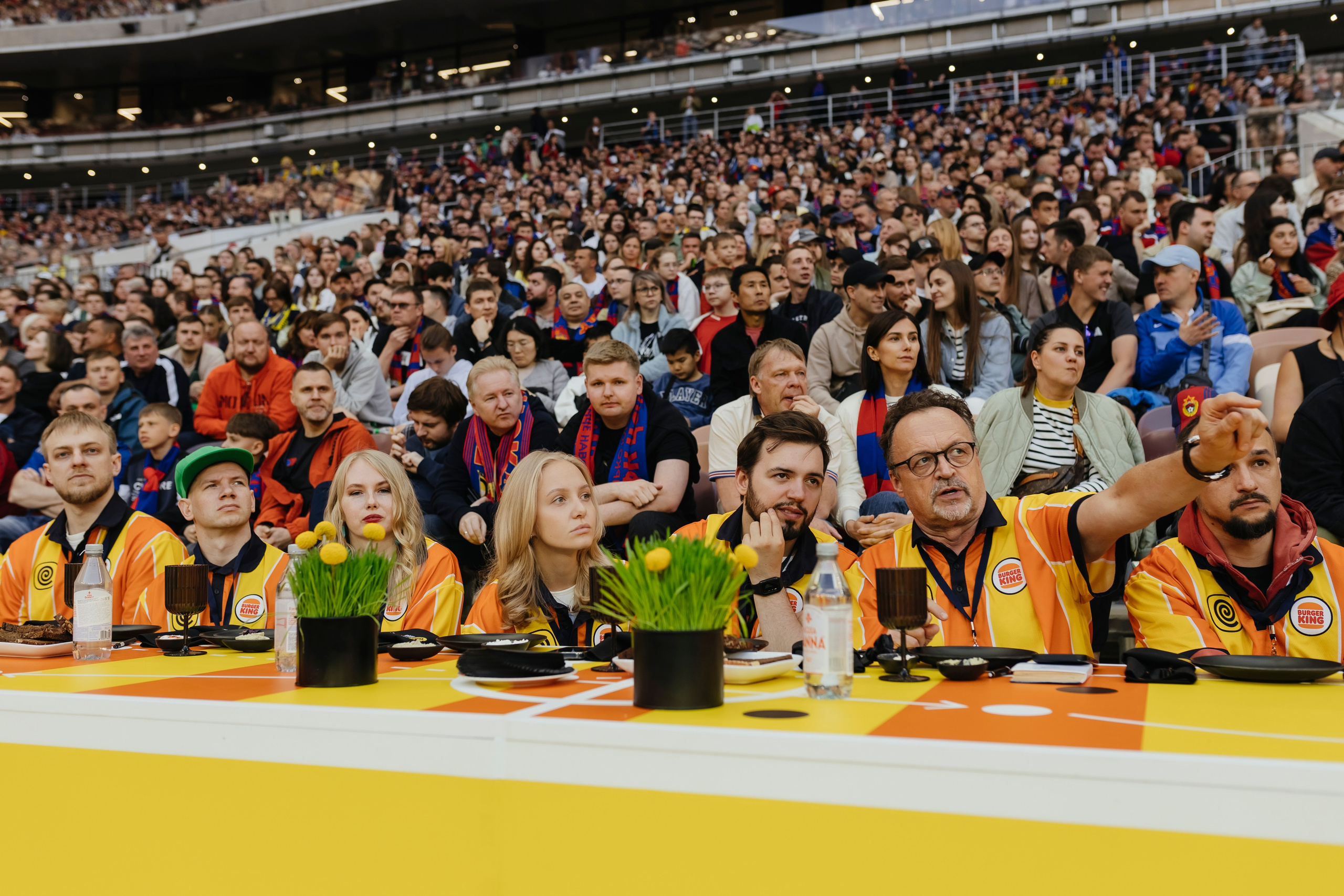 Яндекс Еда x Burger King На финале кубка России по футболу. Репортажный, event, концертный и backstage фотограф из Москвы Виталий Кривцов