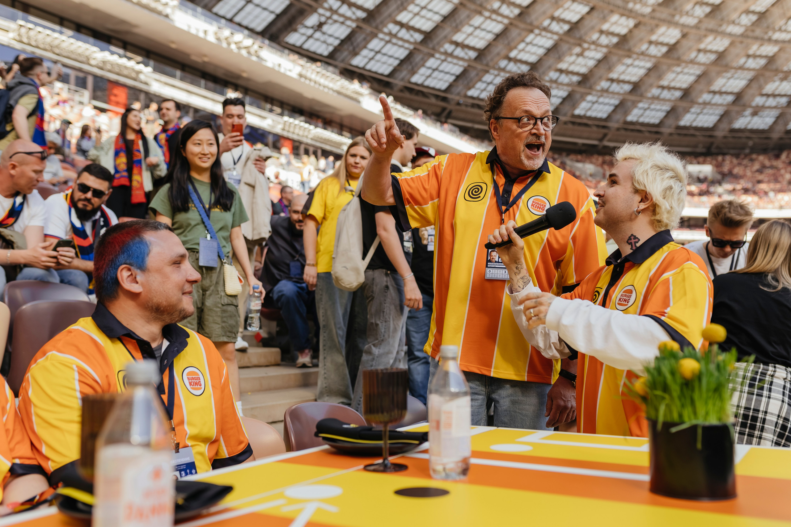 Яндекс Еда x Burger King На финале кубка России по футболу. Репортажный, event, концертный и backstage фотограф из Москвы Виталий Кривцов