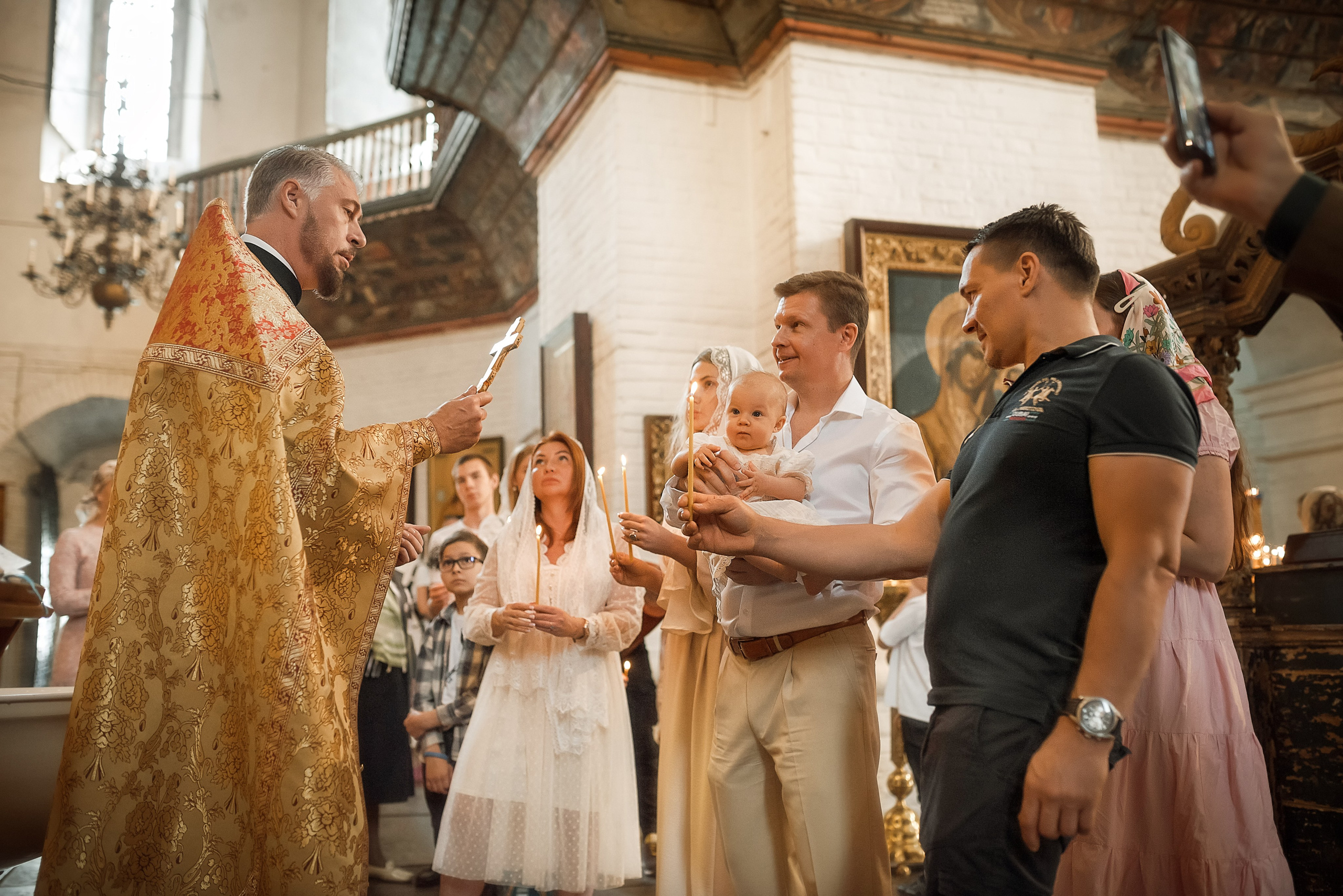 Крещение Софии в Воскресенском соборе. Семейный фотограф в Ростове-на-Дону Татьяна Литвинова