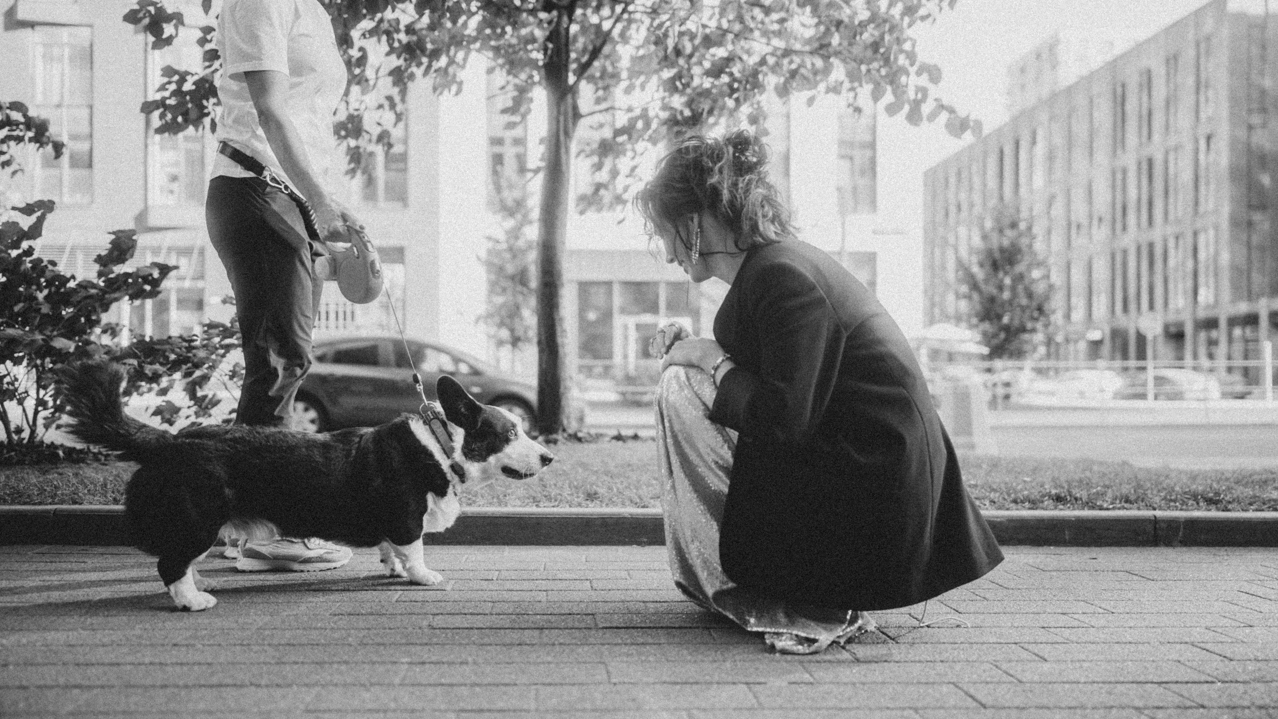 Уличная фотосессия с Настей Фаттаховой на территории ЖК ЗИЛ АРТ в Москве