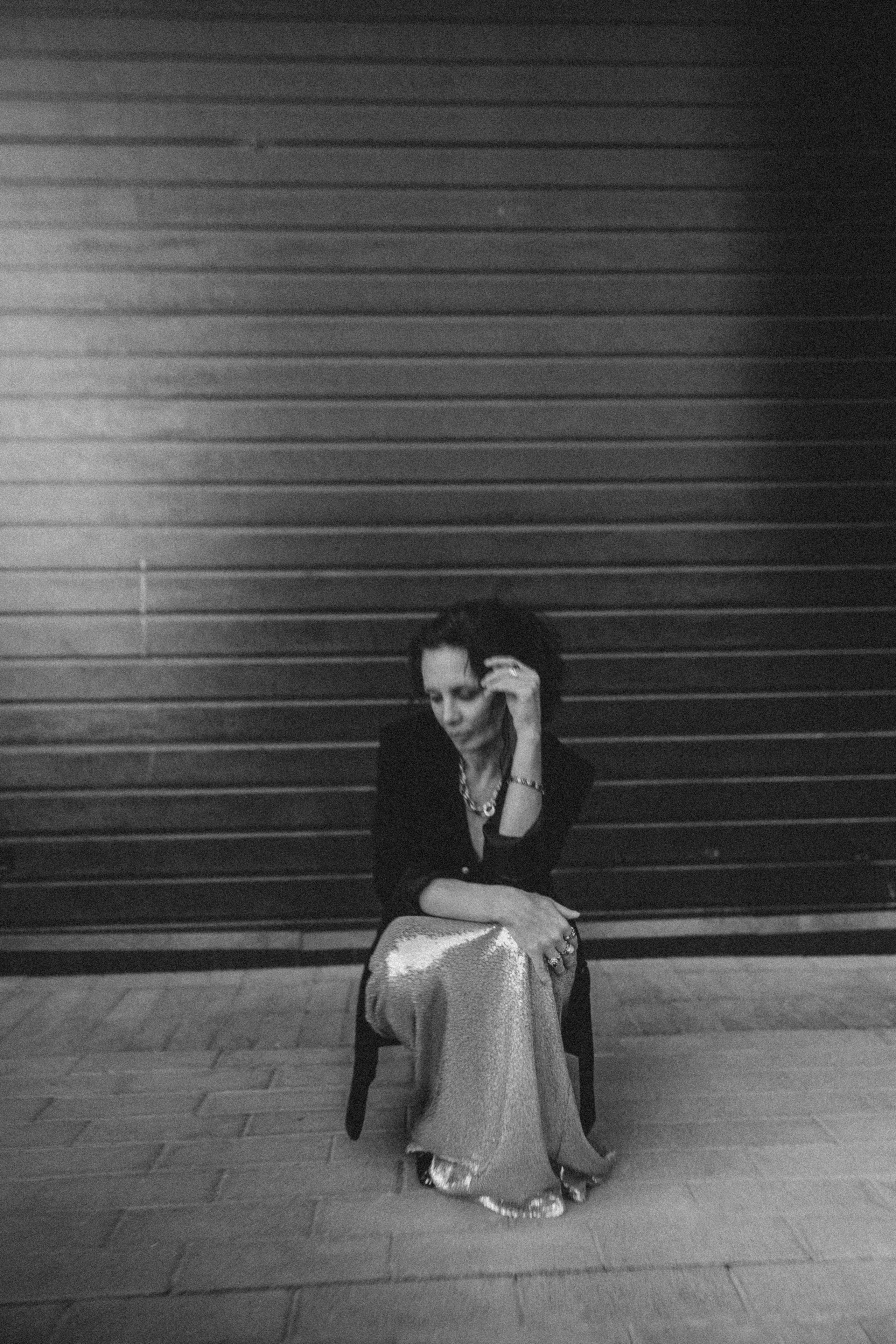 Уличная фотосессия с Настей Фаттаховой на территории ЖК ЗИЛ АРТ в Москве