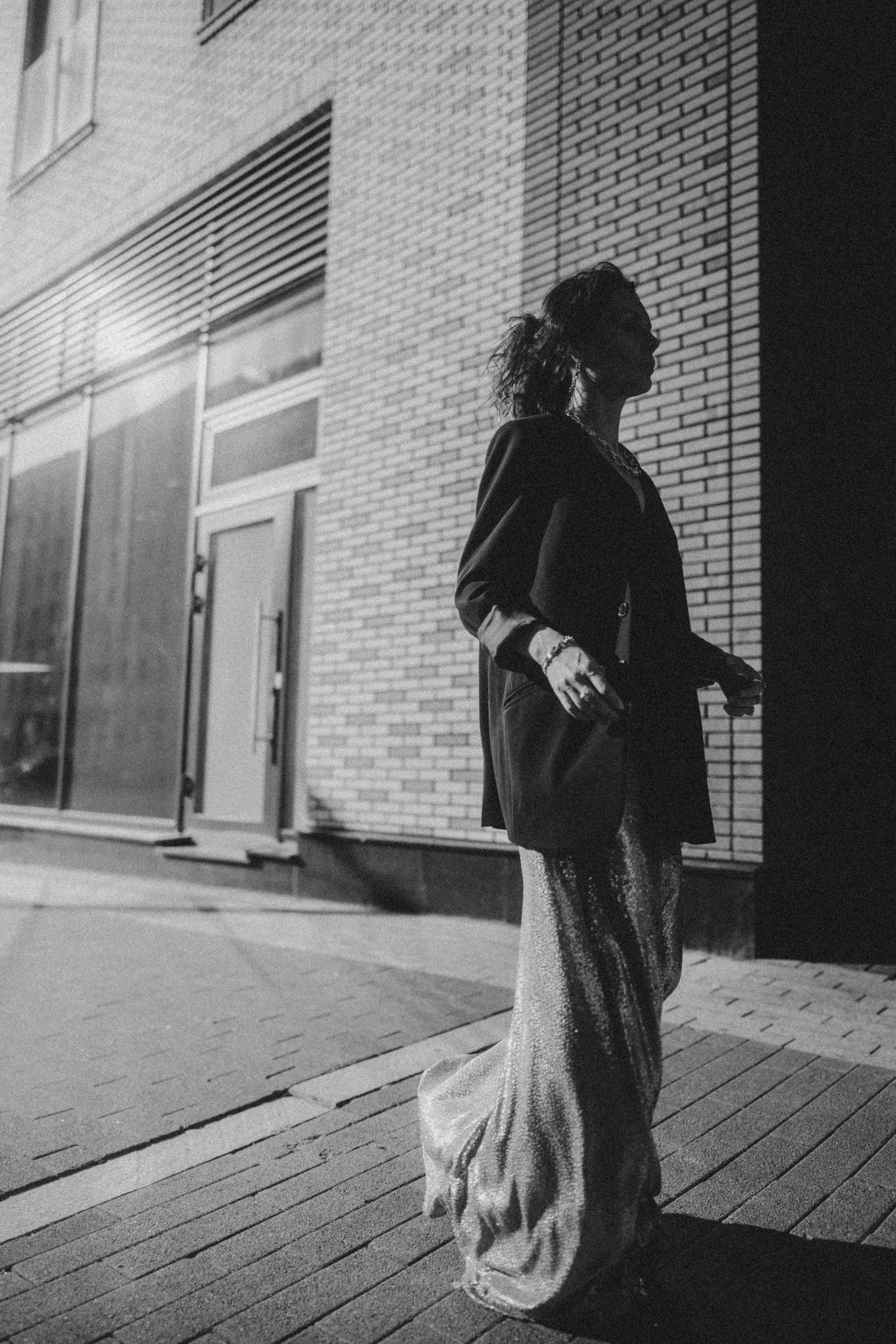 Уличная фотосессия с Настей Фаттаховой на территории ЖК ЗИЛ АРТ в Москве