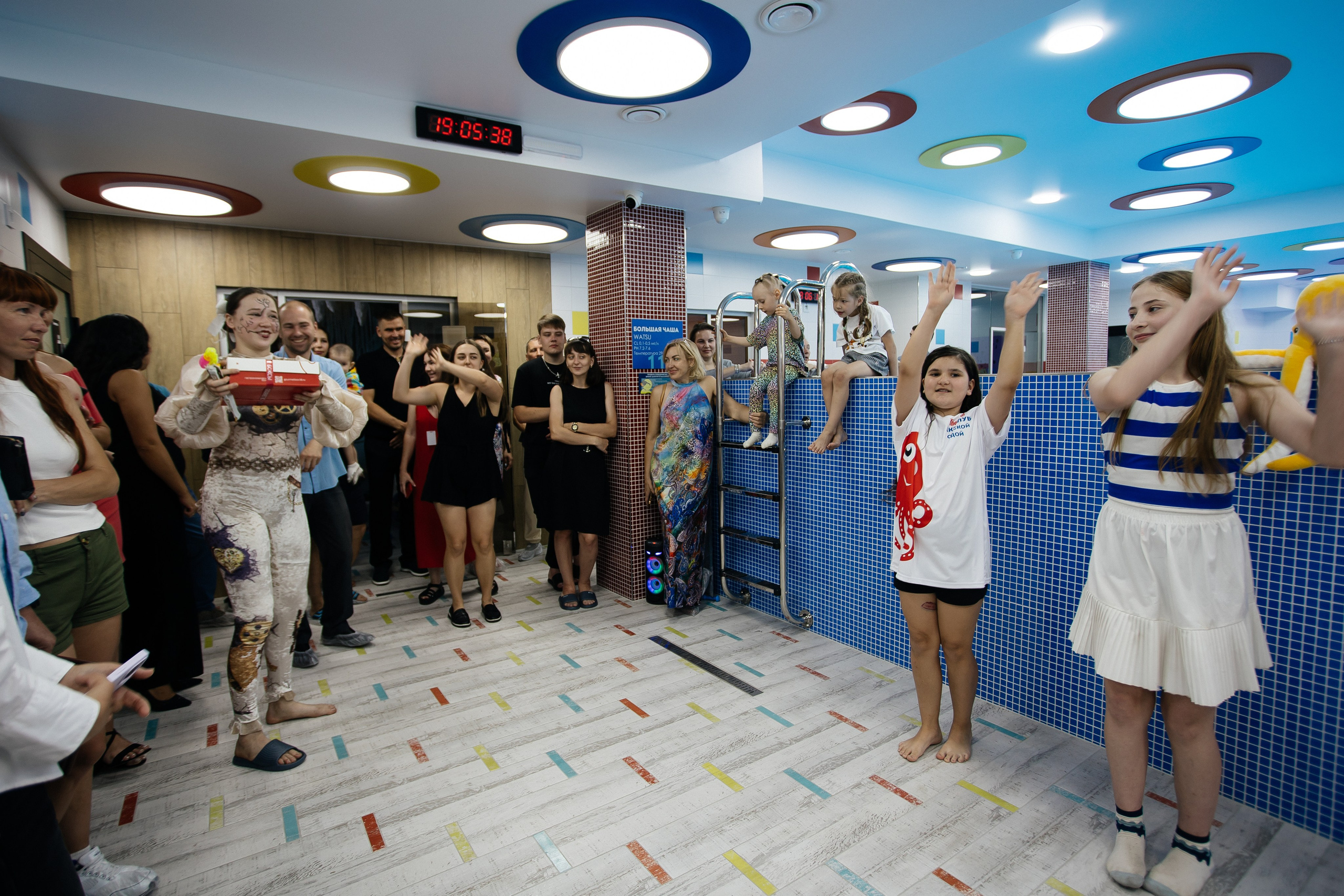 Открытие бассейна. Фотограф в Иркутске