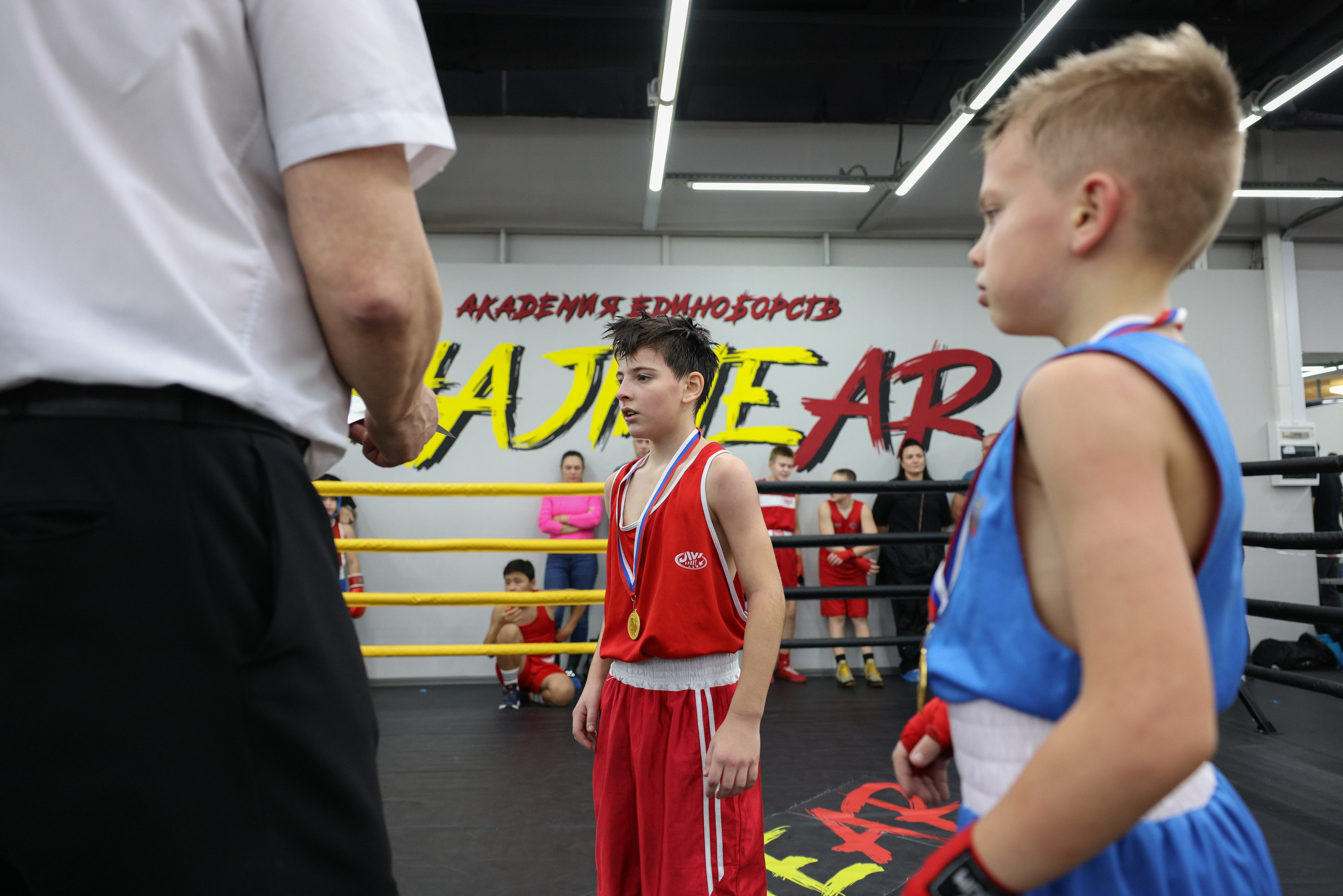 Открытый ринг «кубок ООО «ТЭК НеваСпецТяж». Фотограф Александр Заломаев