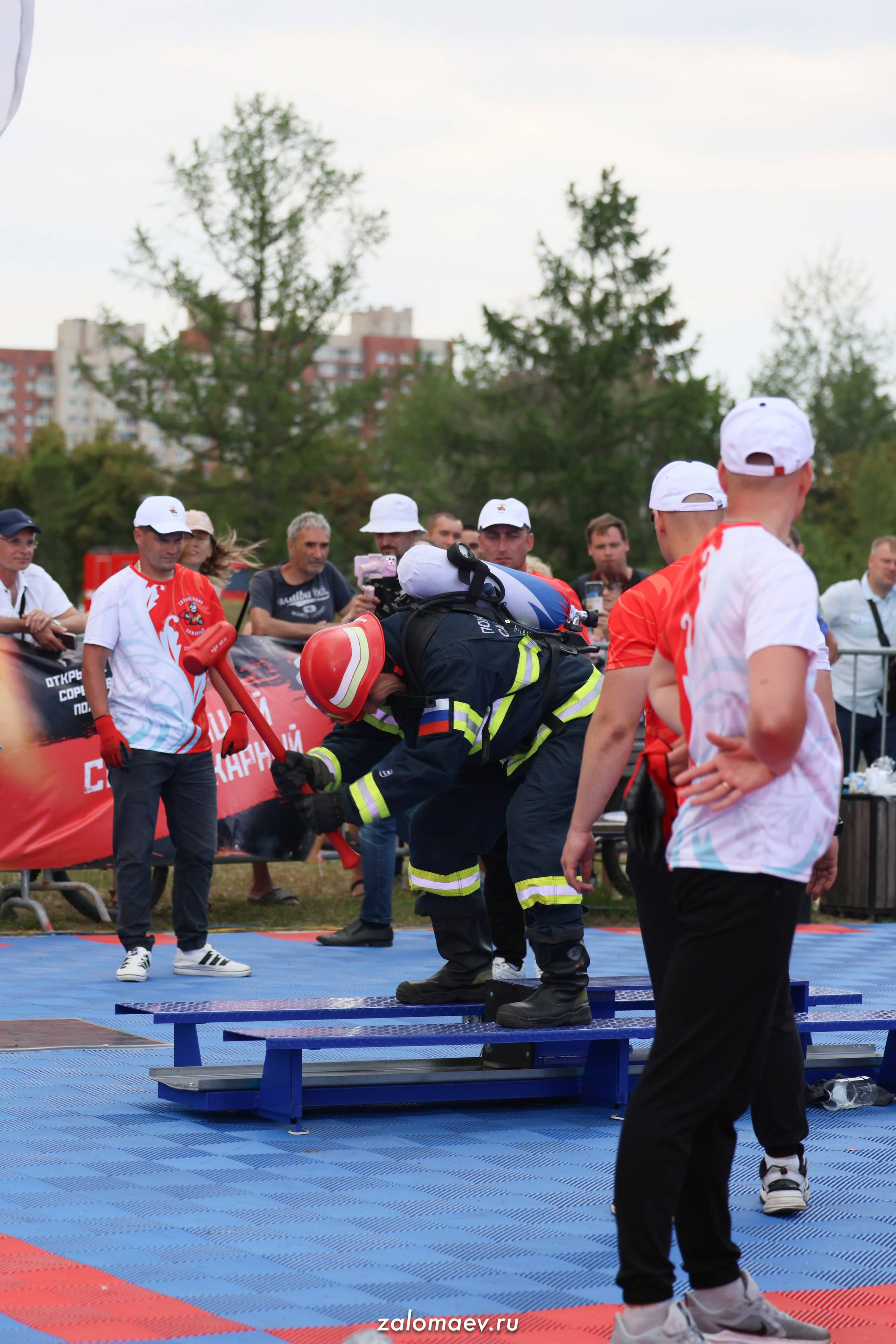 Сильнейший пожарный. Фотограф Александр Заломаев