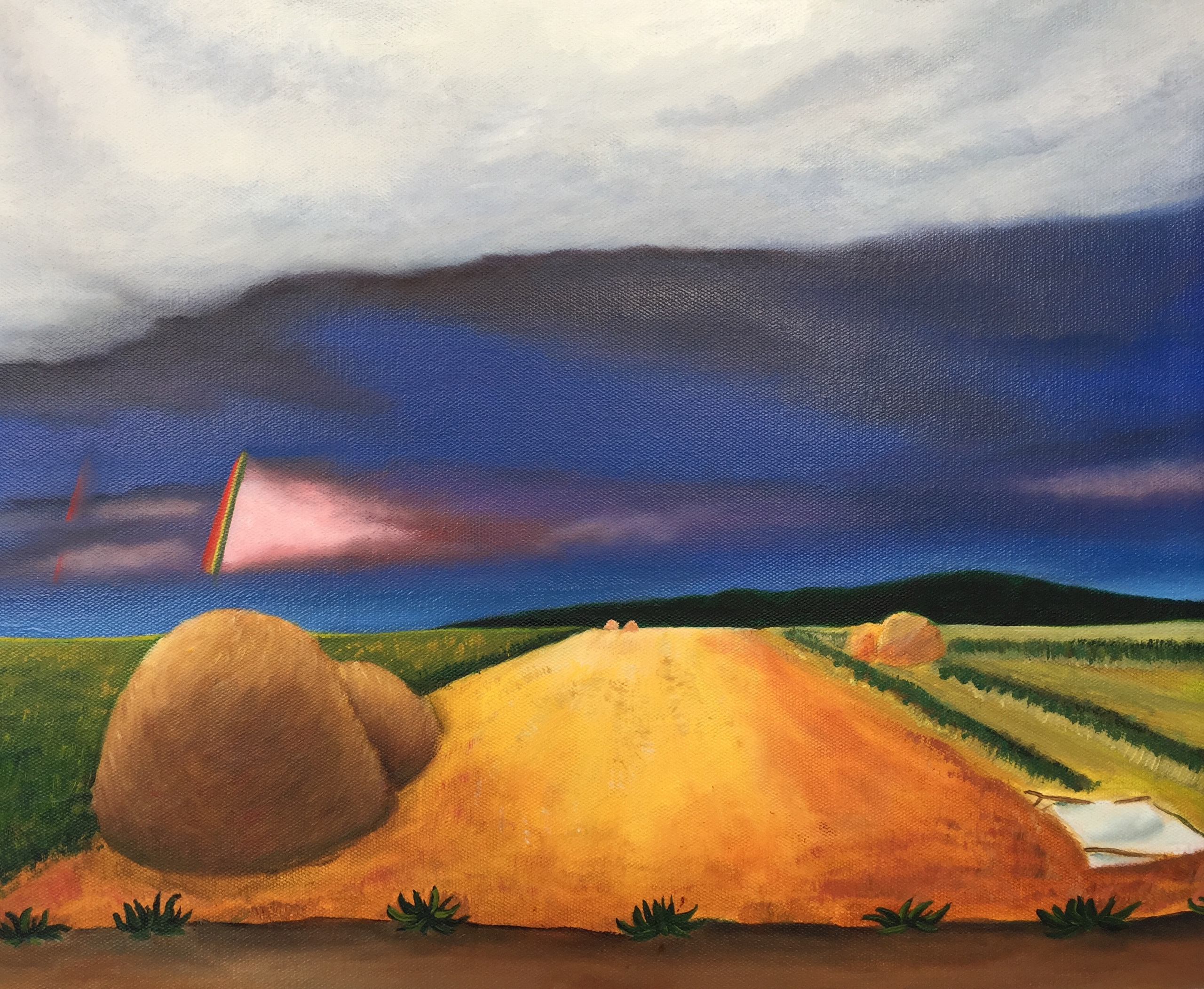 Title: Pavlovka Material: Oil on canvas Size: 45 x 55 cm Year: 2018