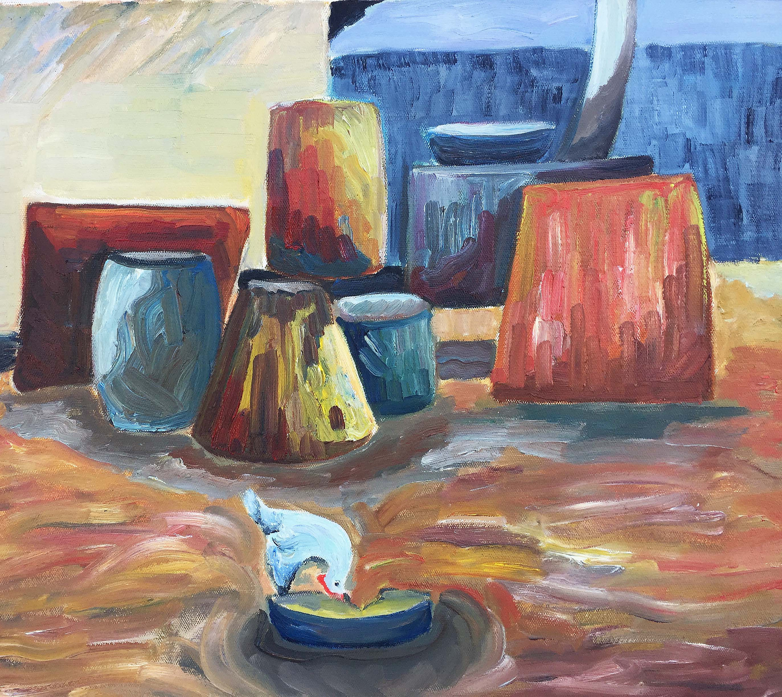 Title: Nearby Material: Oil on canvas Size: 50 x 60 cm Year: 2019