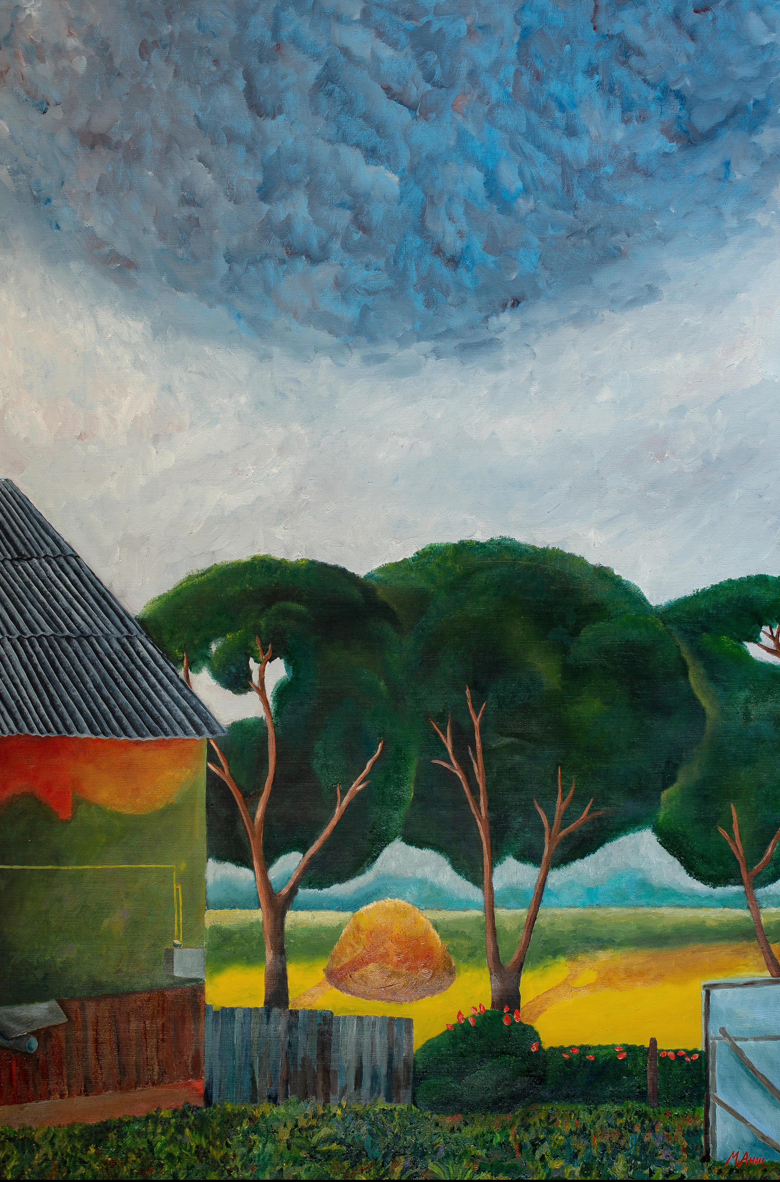 Title: Hamlet  Material: Oil on canvas Size: 75 x 120 cm Year: 2019