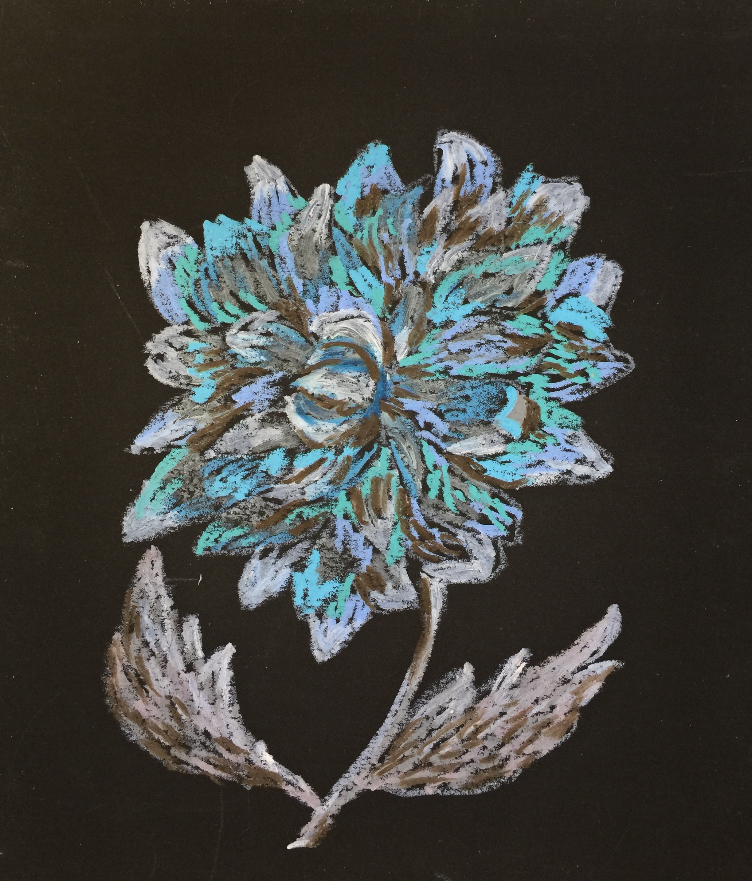 Название:     Материал: масляная пастель, бумага   Размер: 20 х 23 см