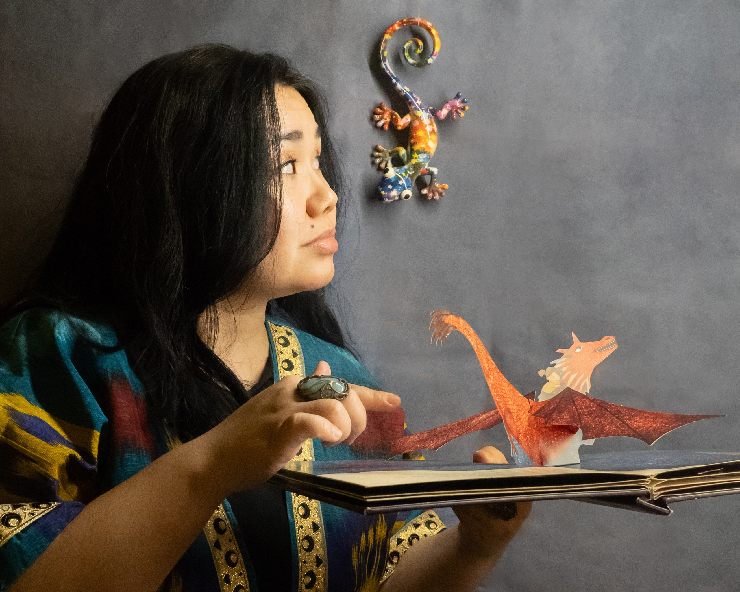 Ragazza e Drago. Fotografo Alina Imanbaeva Trieste e FVG
