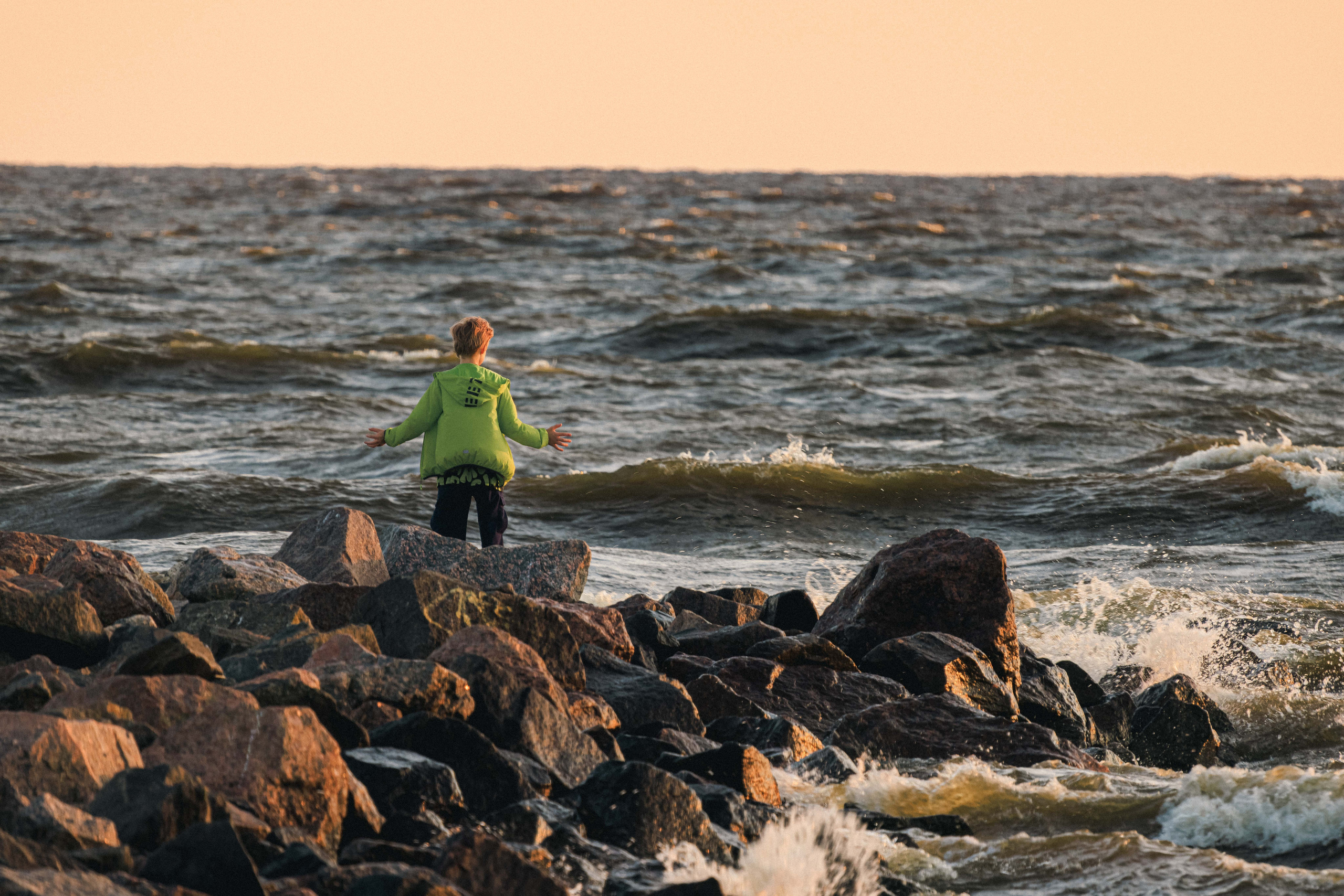На берегу Финского залива. Фотограф Балаев Михаил