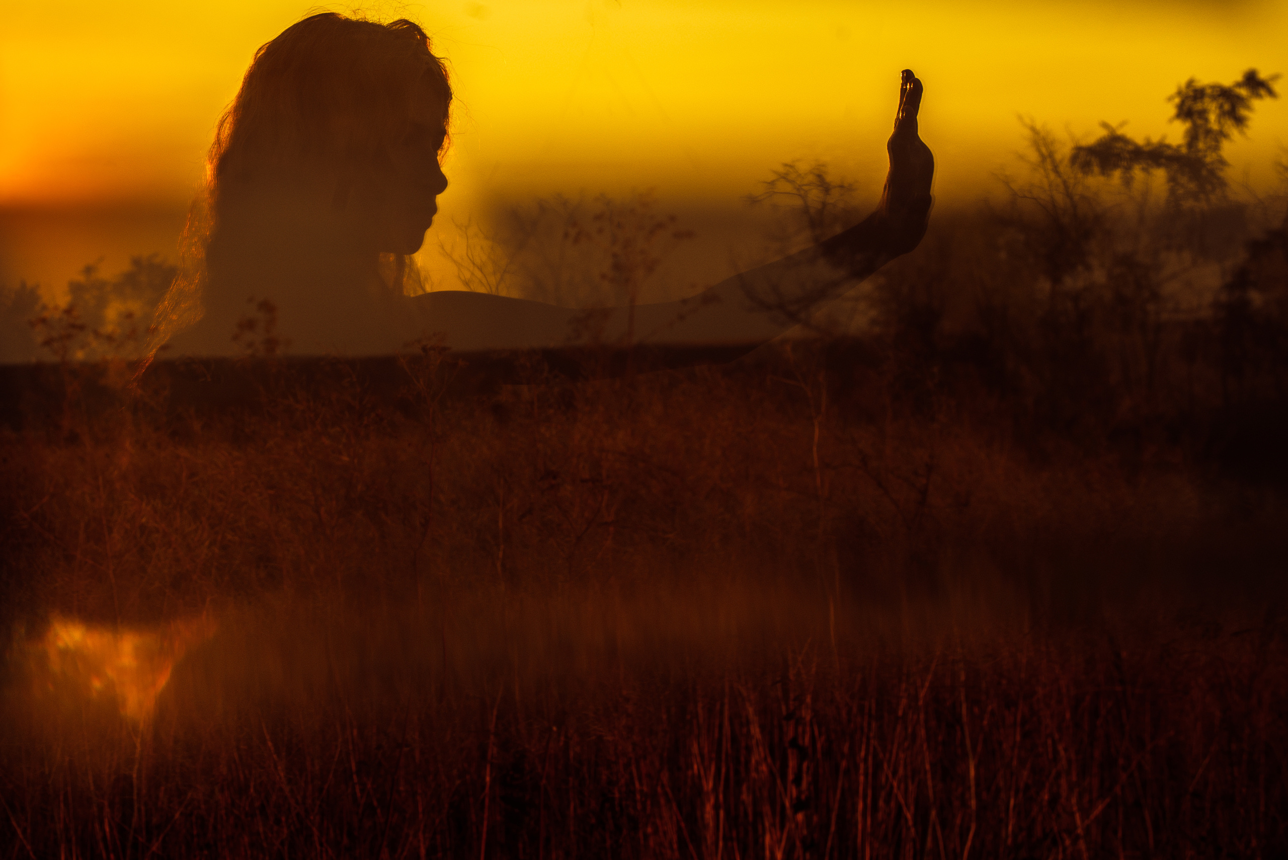 В лучах солнца. Фотограф Шудра Яна