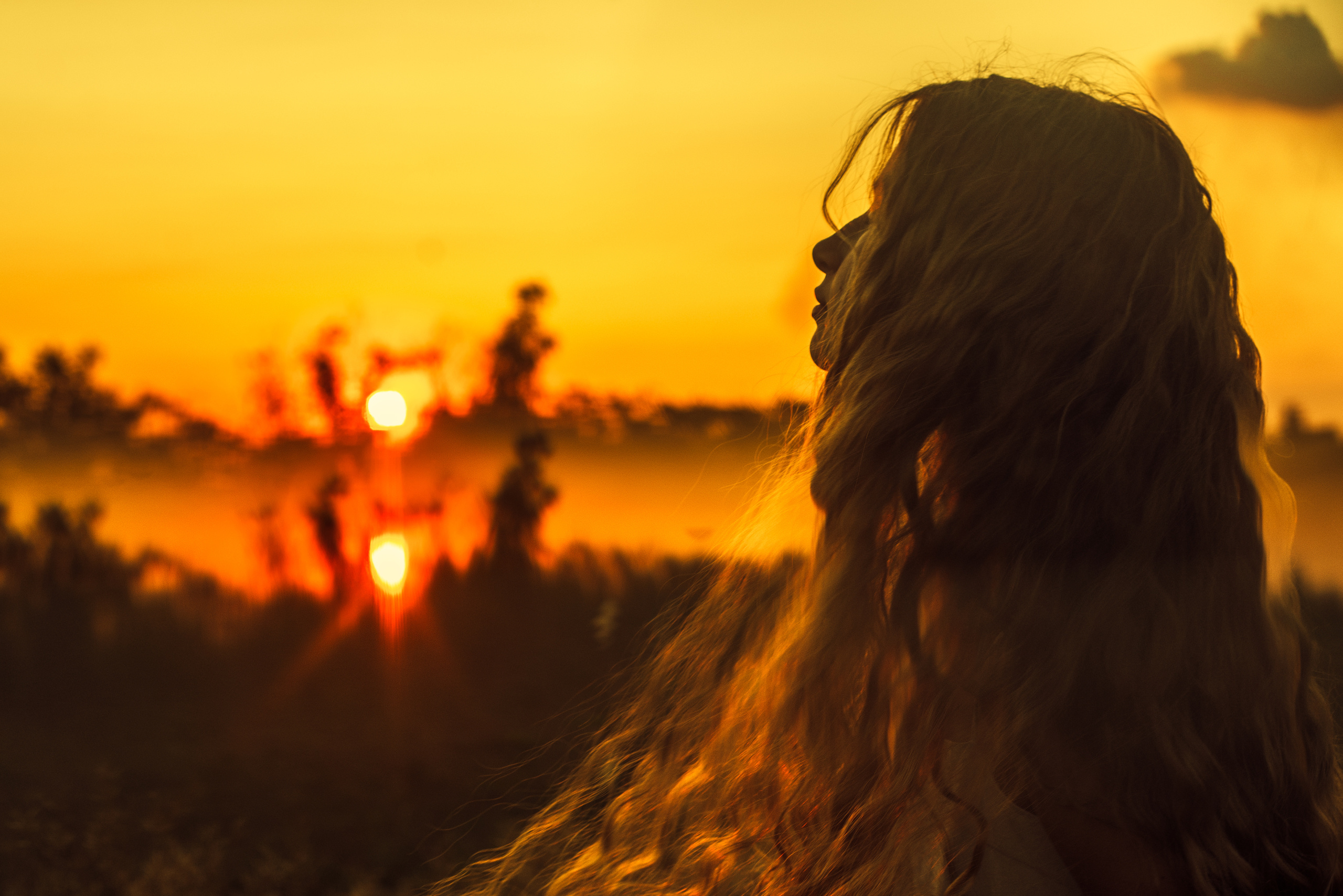 В лучах солнца. Фотограф Шудра Яна