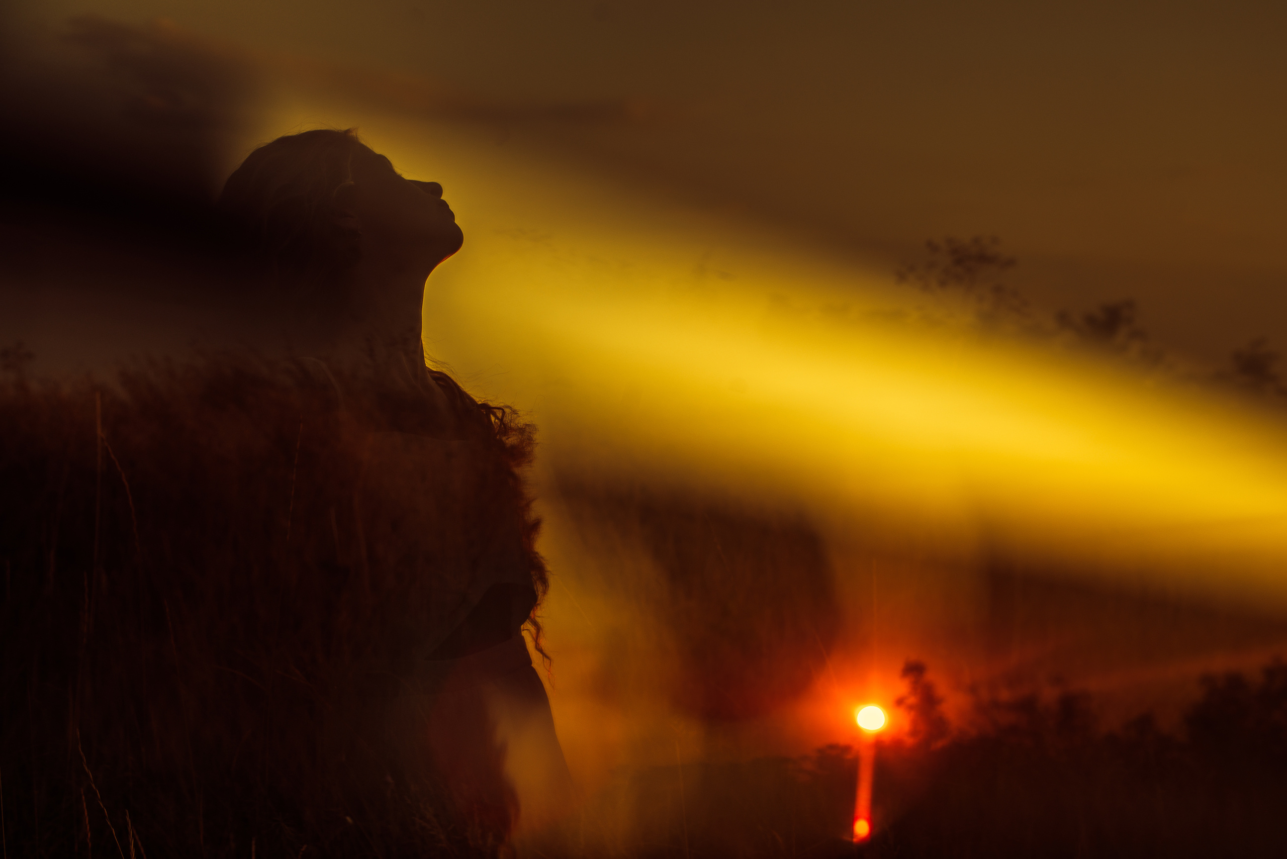 В лучах солнца. Фотограф Шудра Яна