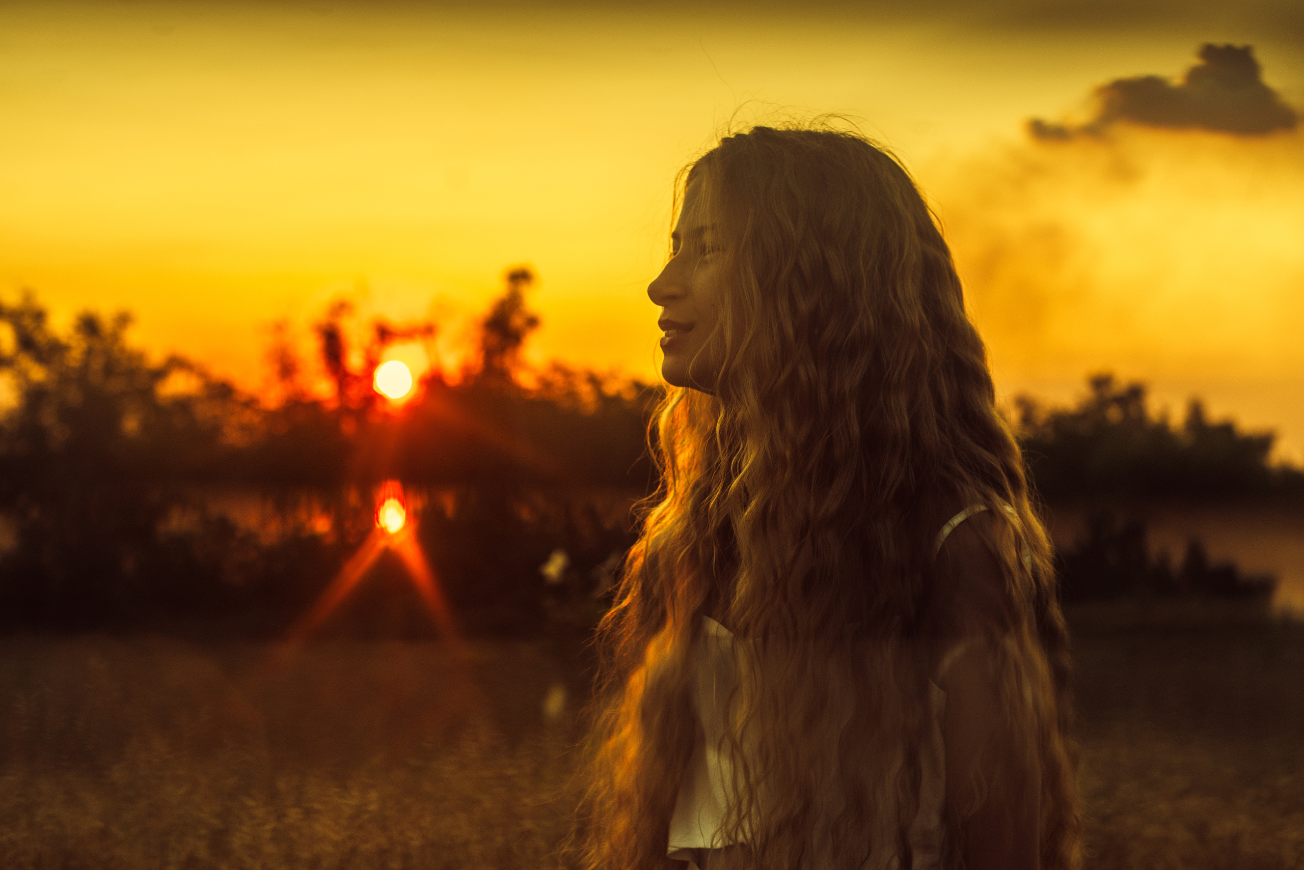 В лучах солнца. Фотограф Шудра Яна