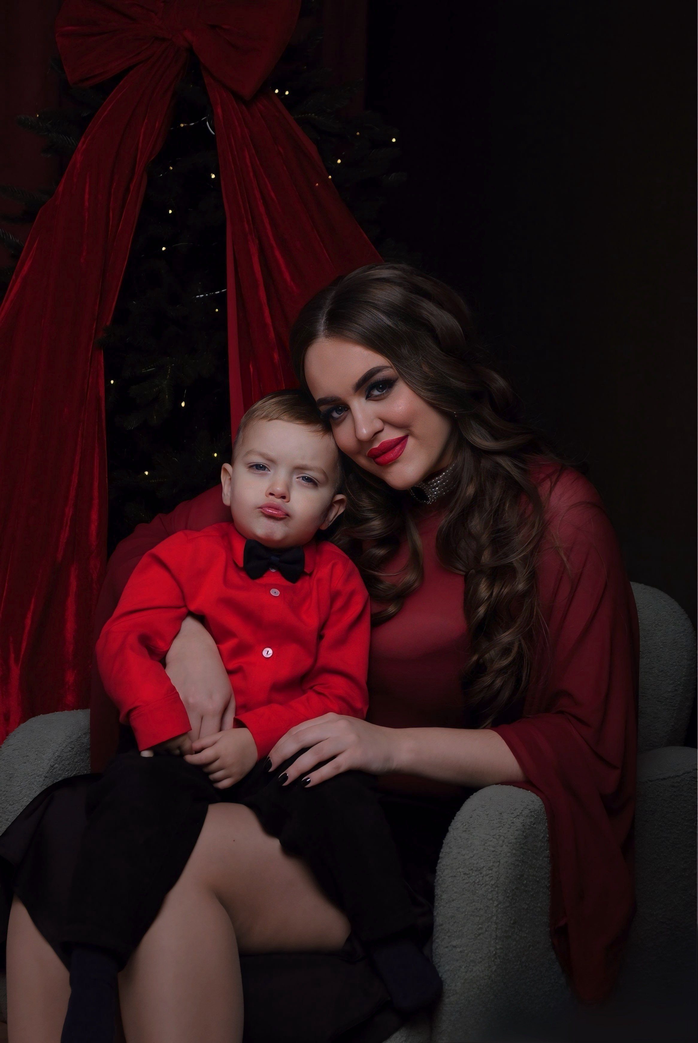 Настя и семья. Фотограф Мария Мусаелян