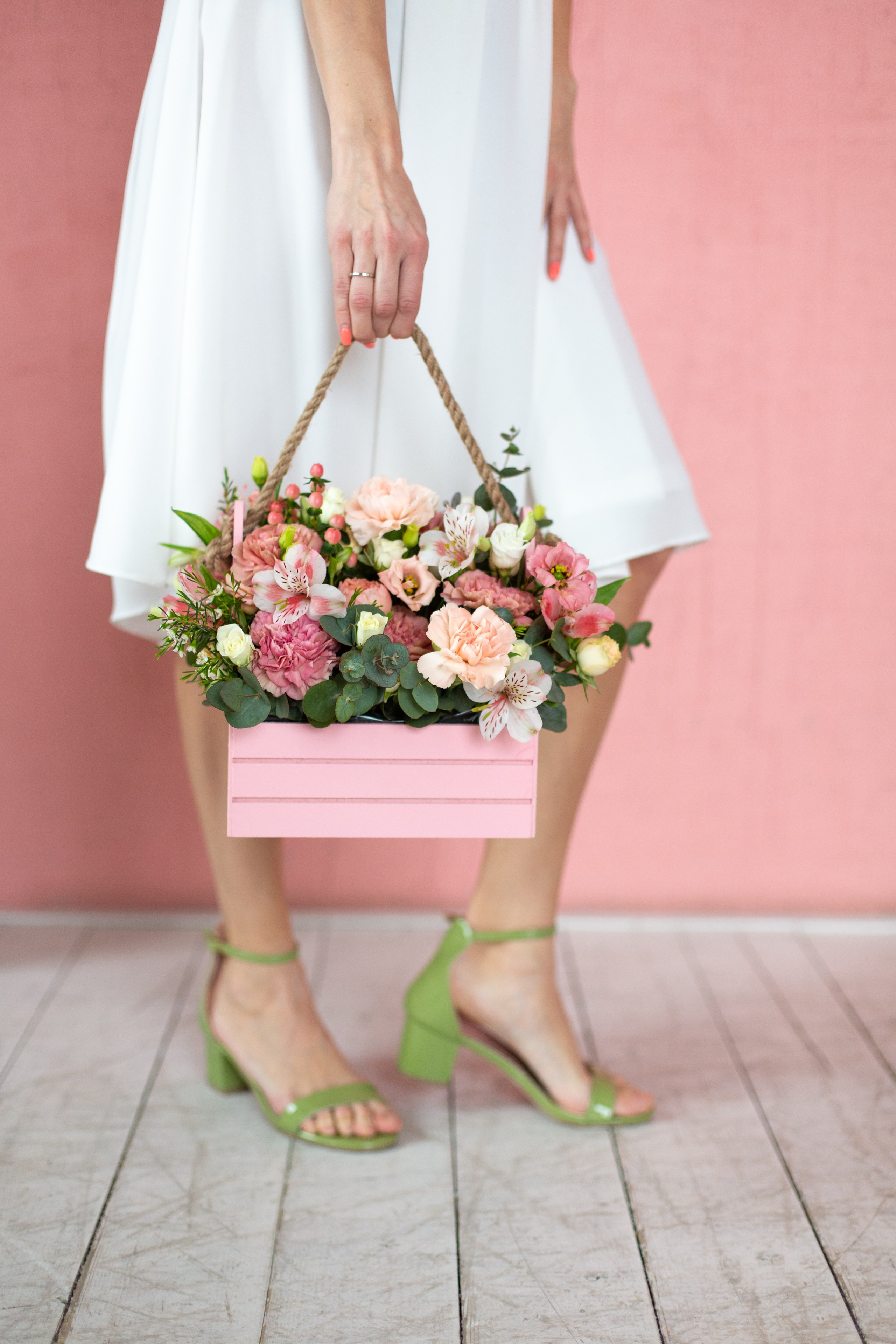 Фотосессия для цветочного ателье. Семейный и портретнаый фотограф в Санкт-Петербурге Настя Поздняя