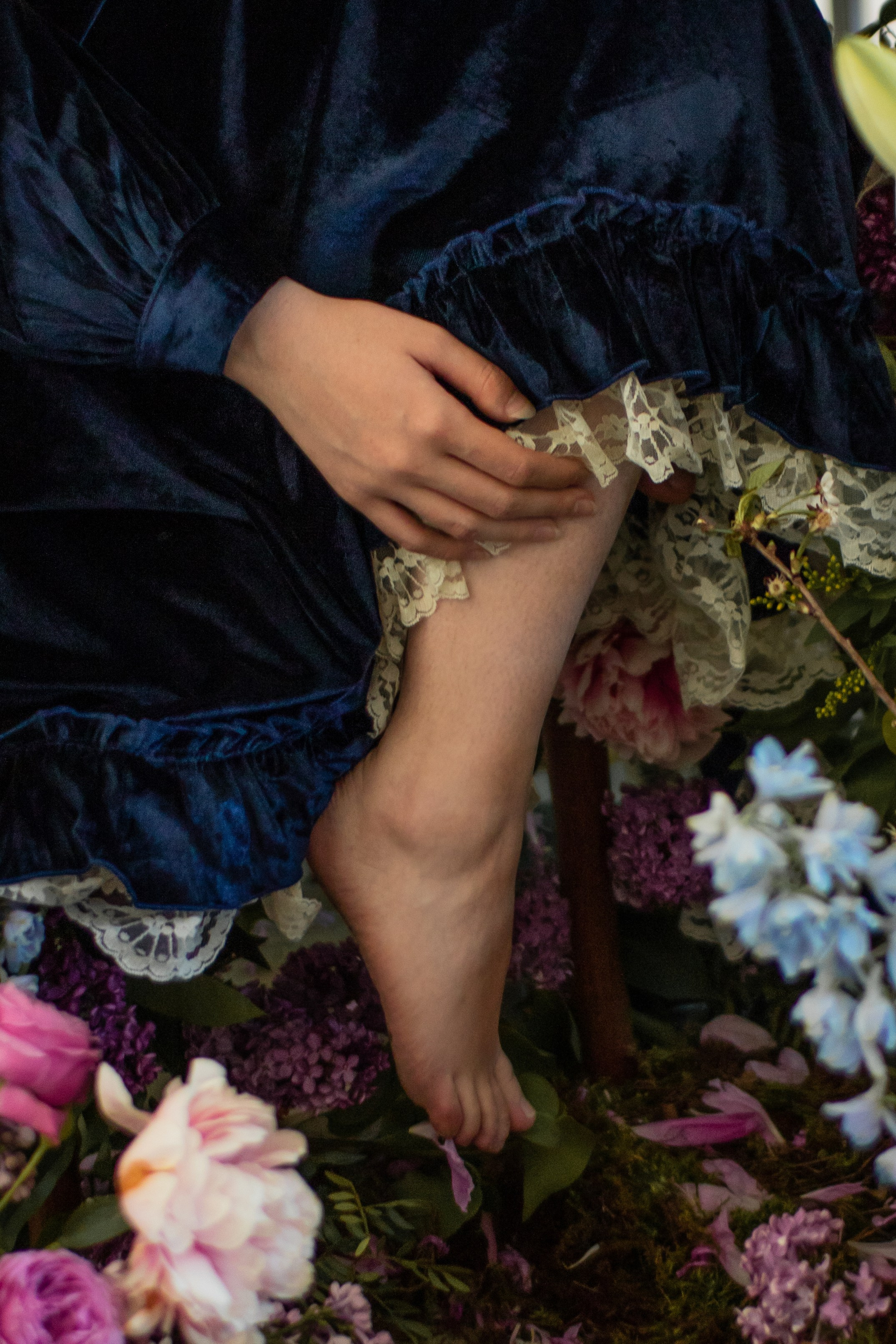 Девушка в цветах