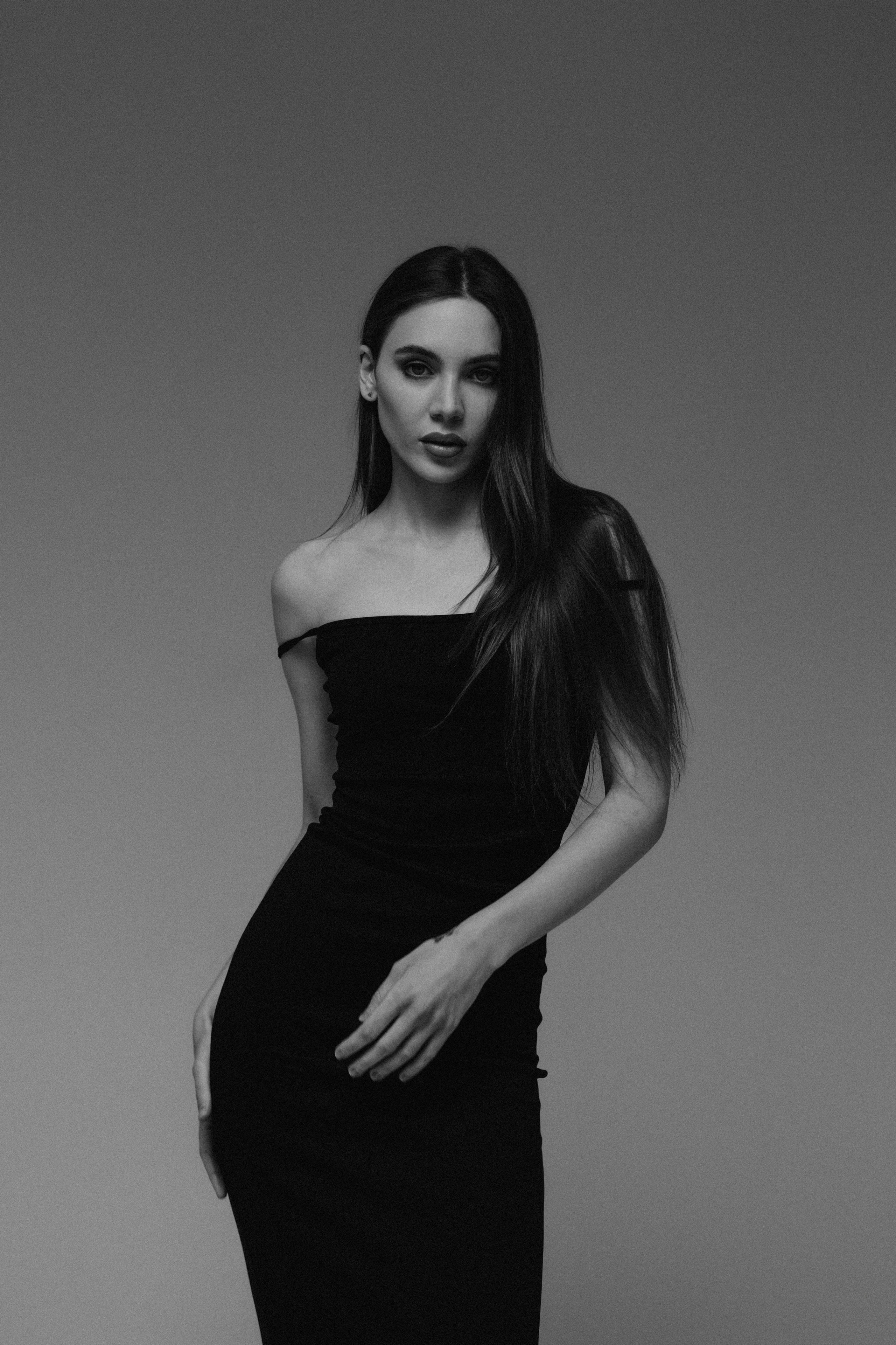 Виктория | фотосессия на циклораме. Портретный фотограф Москва