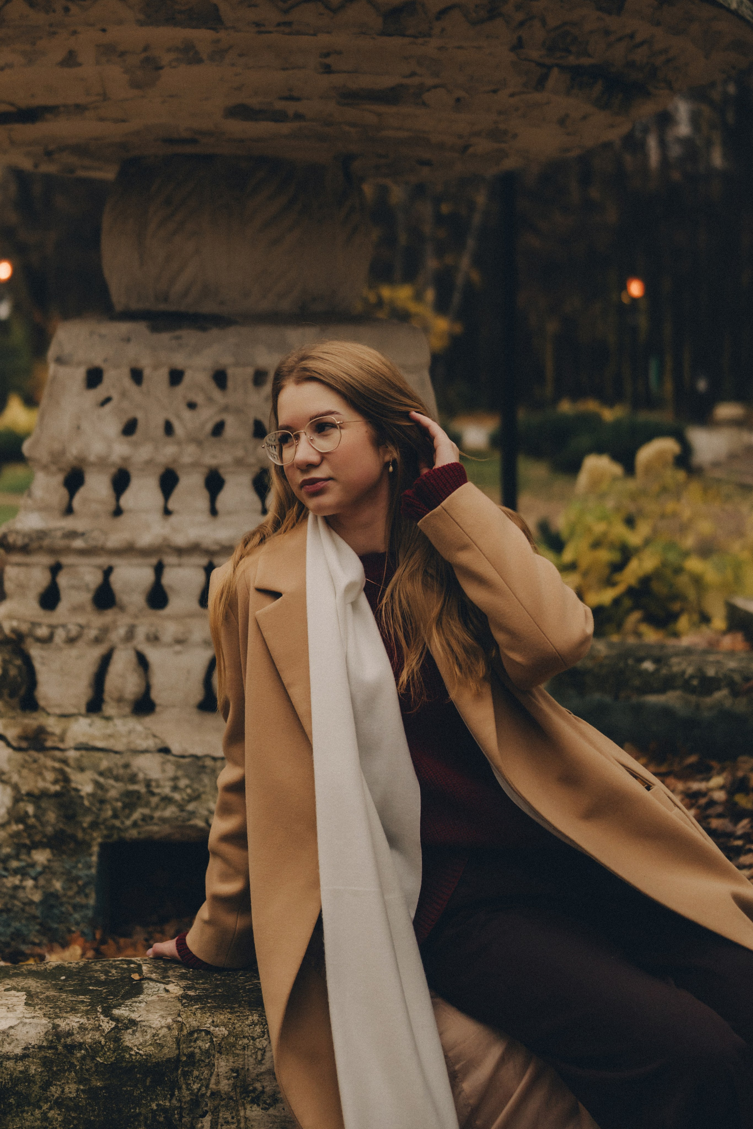 Ирина | осенняя фотосессия Нескучный сад. Портретный фотограф Москва