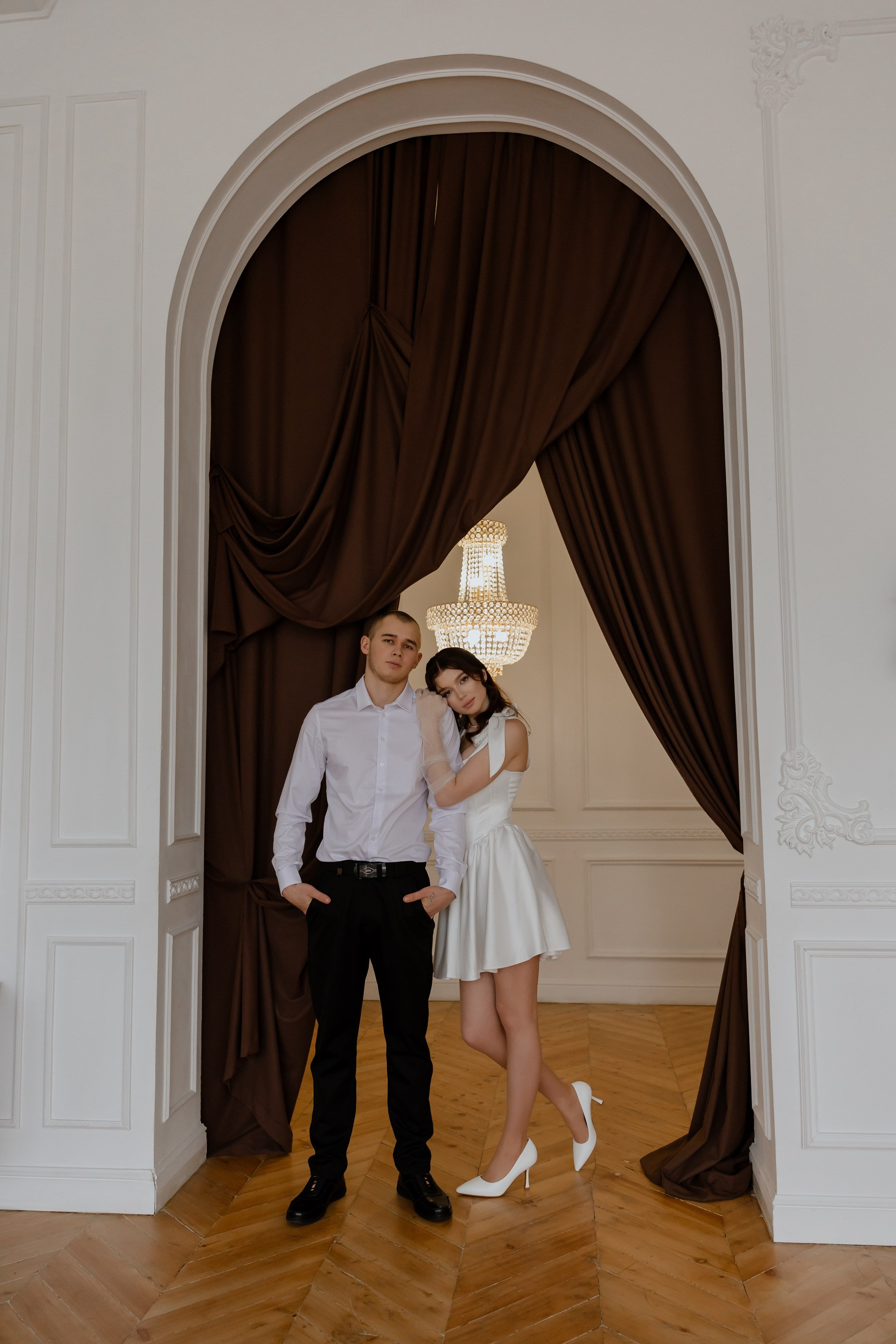 Свадебная фотосессия в студии. Фотограф в Новосибирске Екатерина Васильева