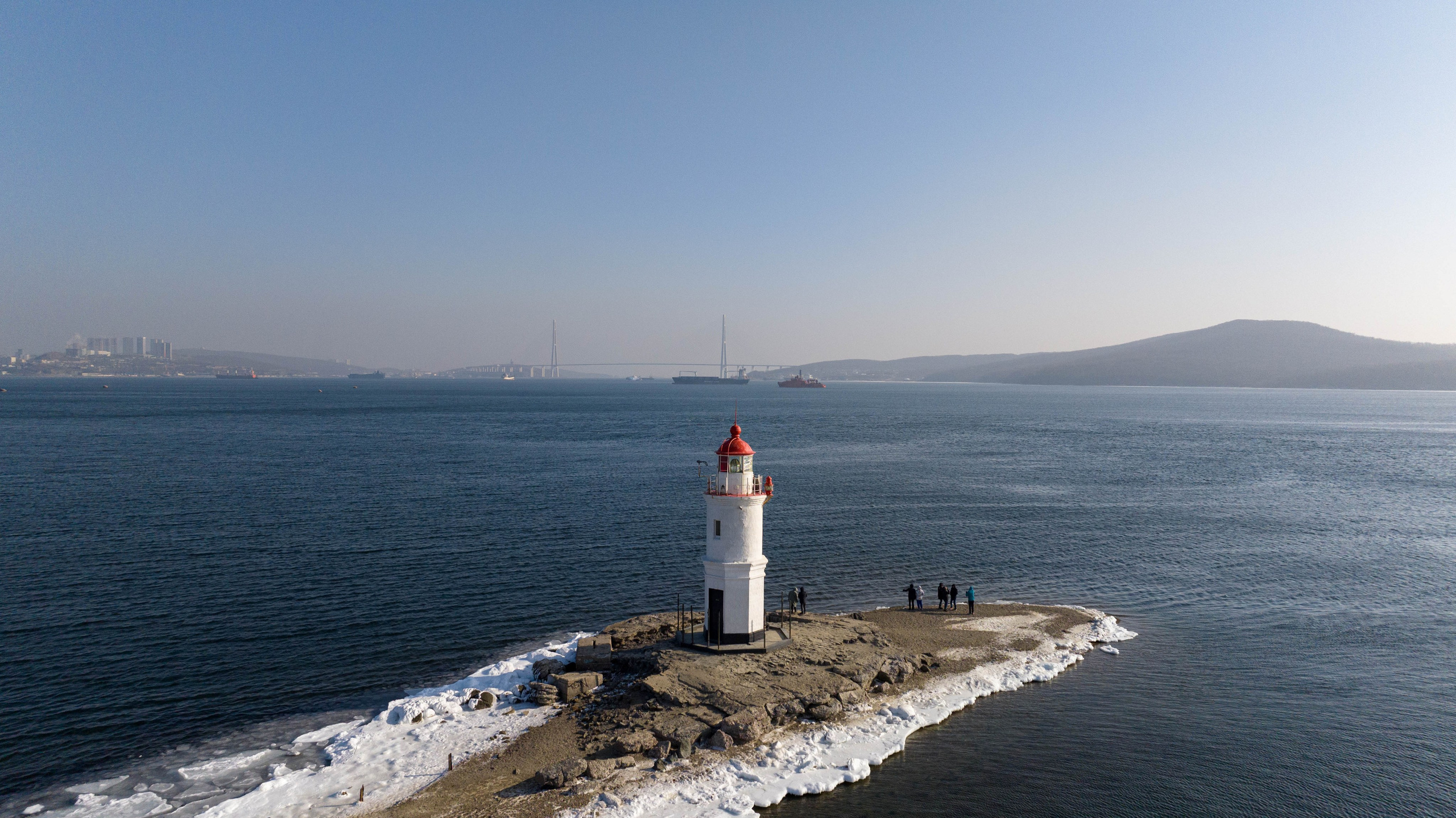 Маяк Токаревского. Турист оптимист