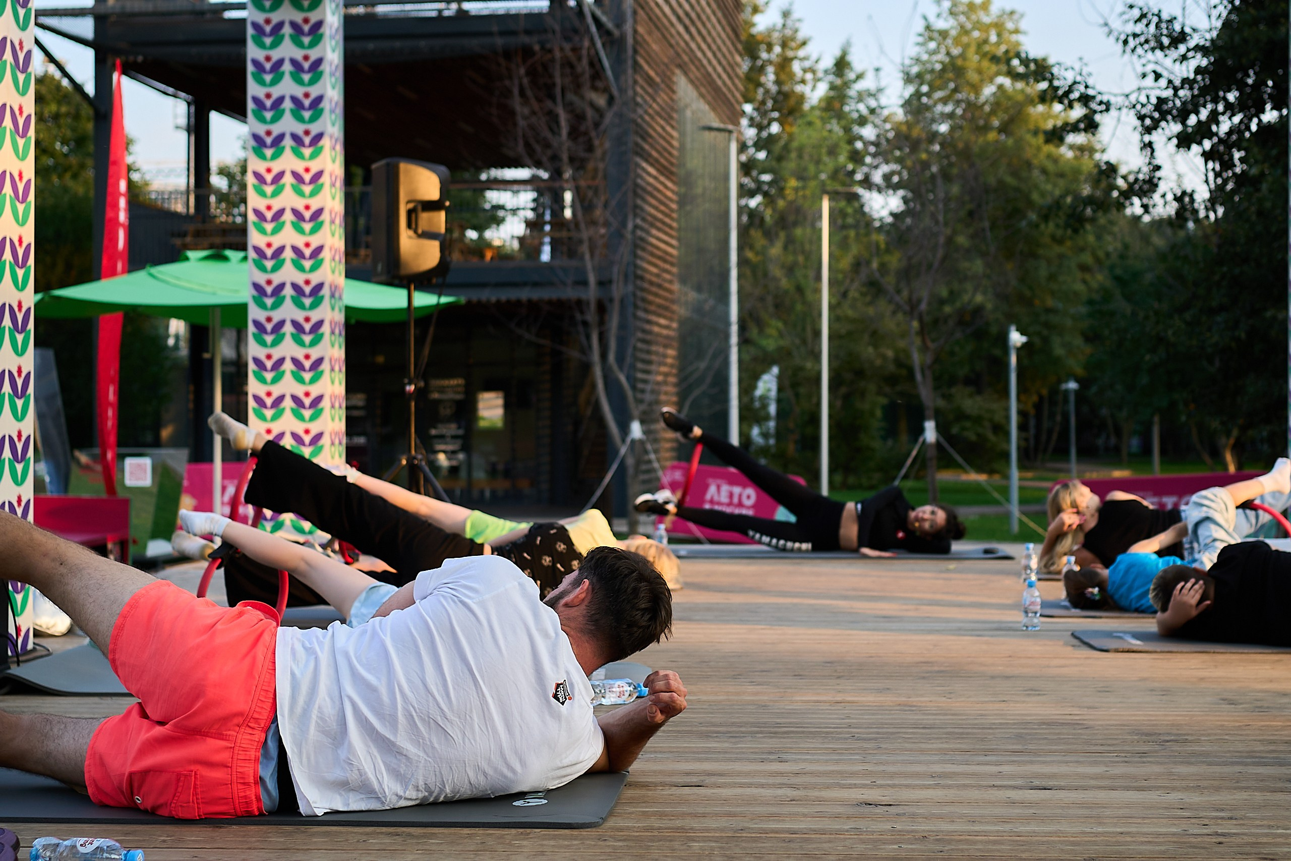 Yamaguchi / открытая тренировка «в стиле Пилатес». Фотограф и Видеограф в Москве. Олег Корушев