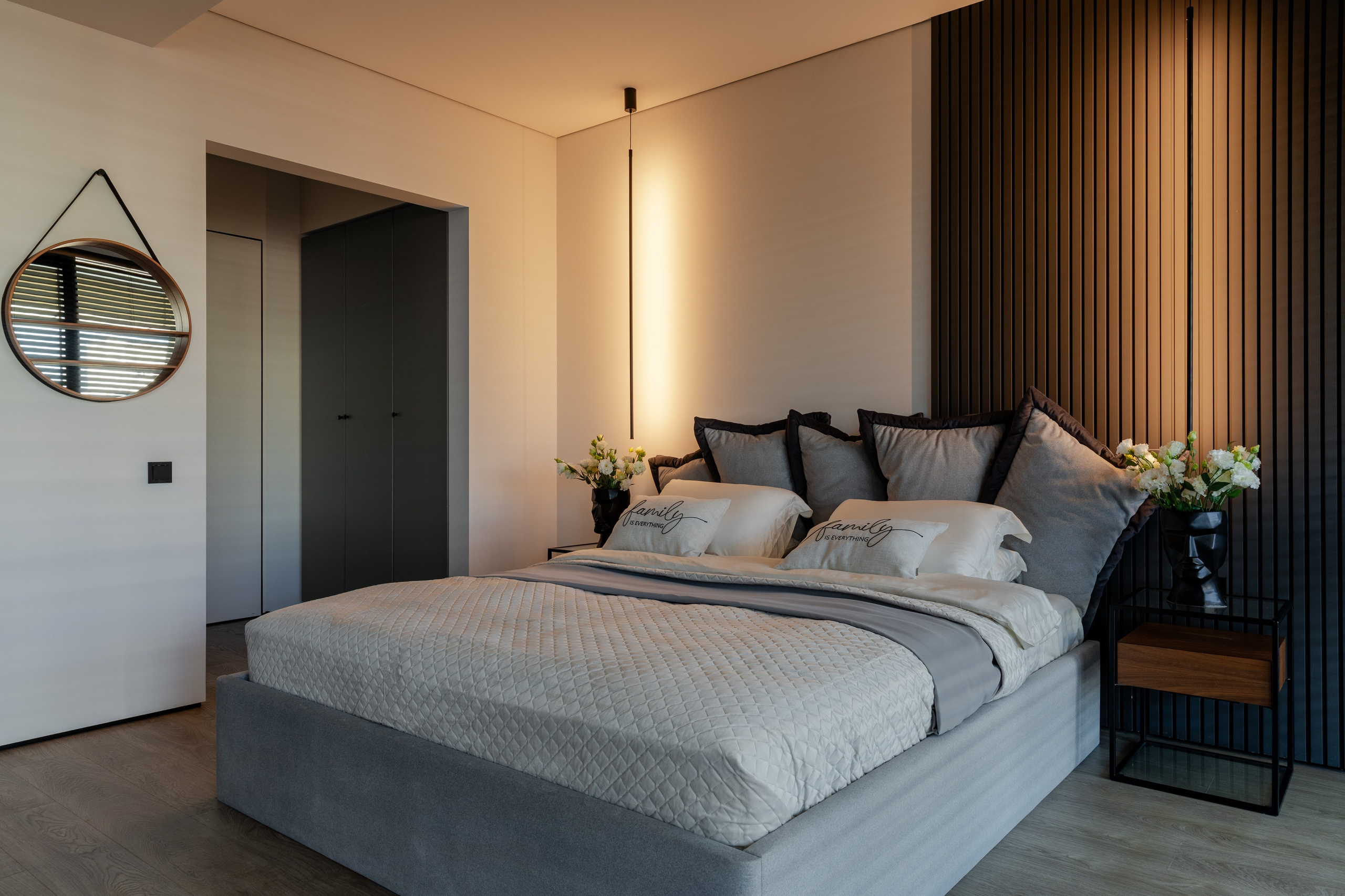 Интерьерная фотосъемка квартиры в ЖК «Беларусь», дизайн проект @regina_gard_. Интерьерный фотограф Москва